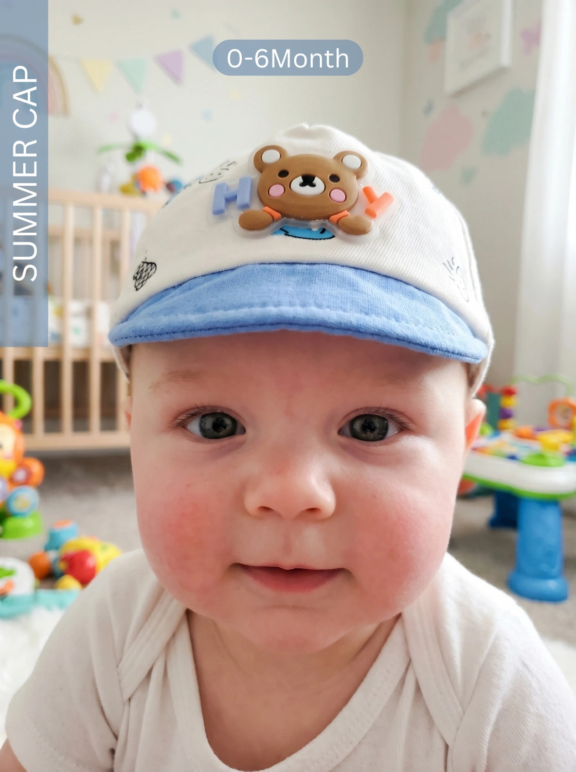 Hey Panda Summer Cap BLUE | IMPORTED