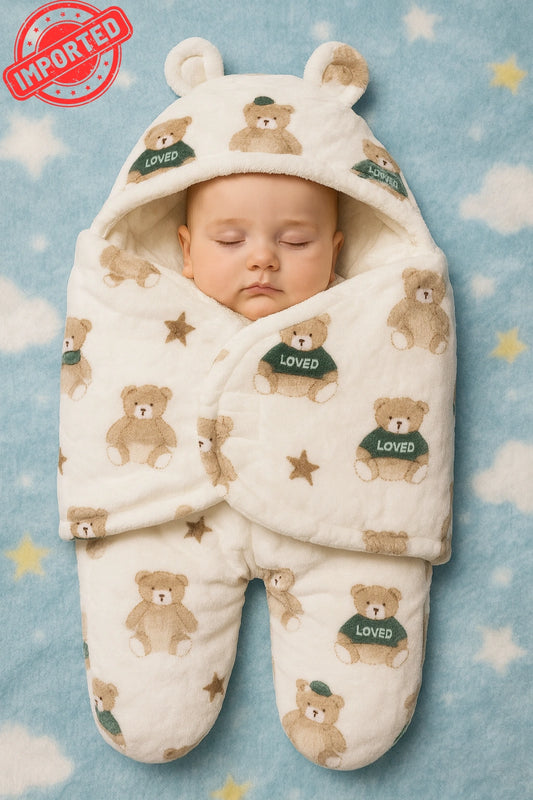 Imported Winter Swaddle Bear 0-9M Baby