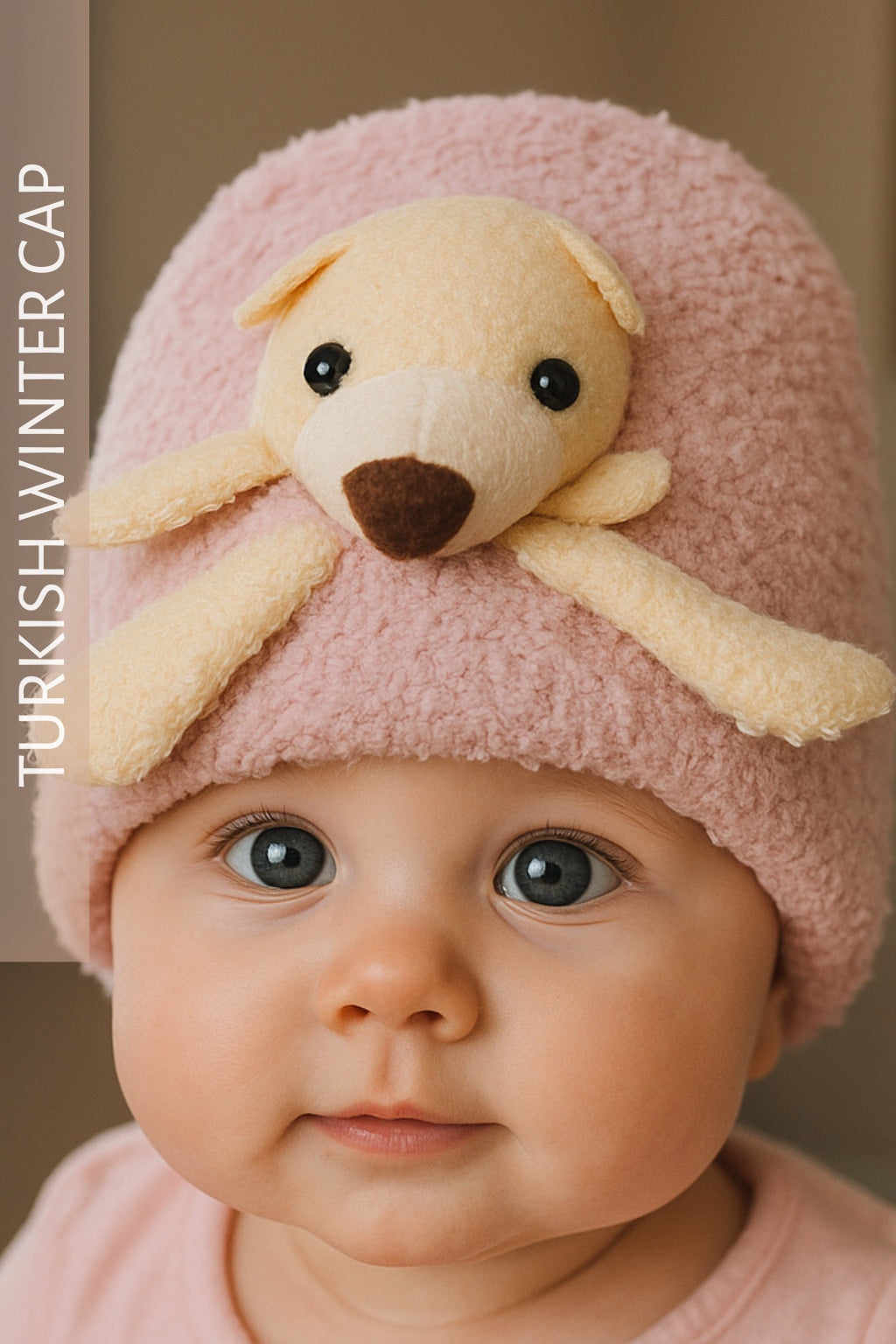 Winter Teddy Cap 3-9M - Winter Comforter