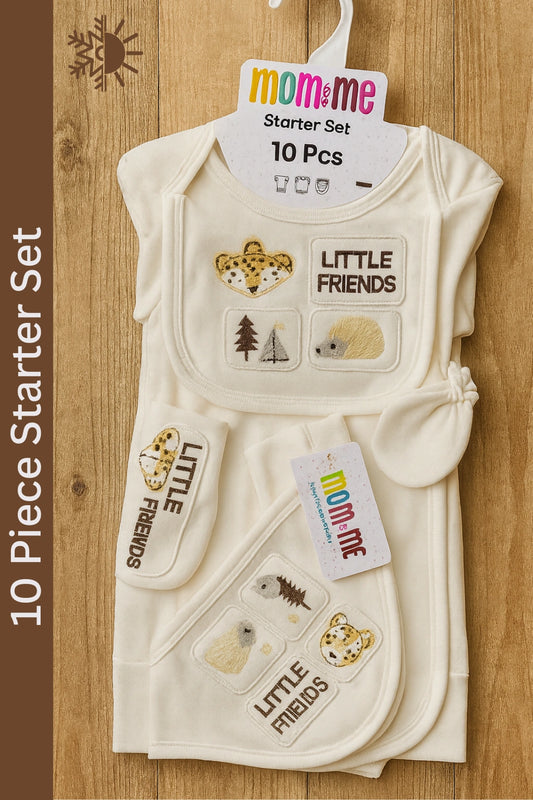 Mom & Me Little Friend 0-3M 10 Piece Set