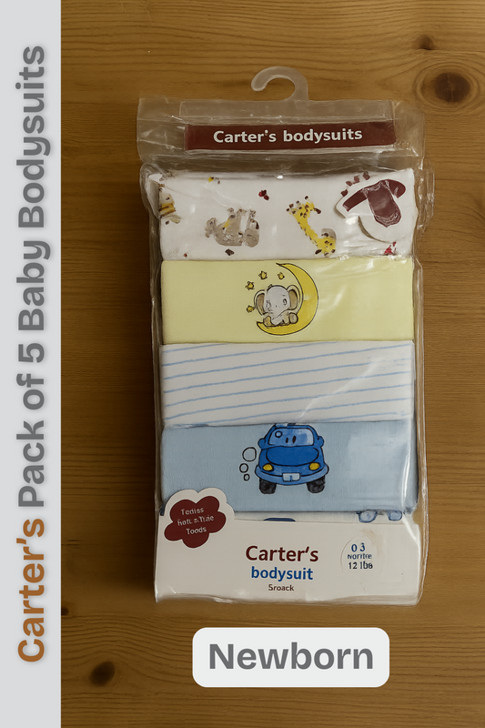 Carter's Pack of 5 Body Suit 0-3M - Summer Fabric