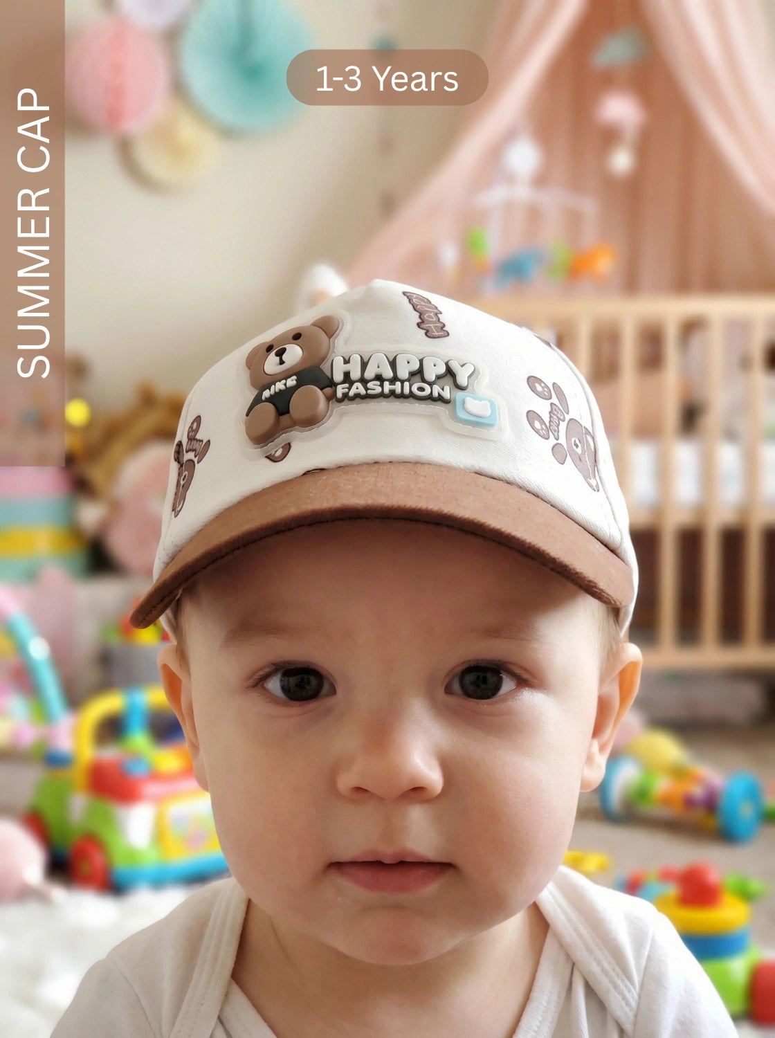 Happy Fashion Summer Cap BROWN | IMPORTED