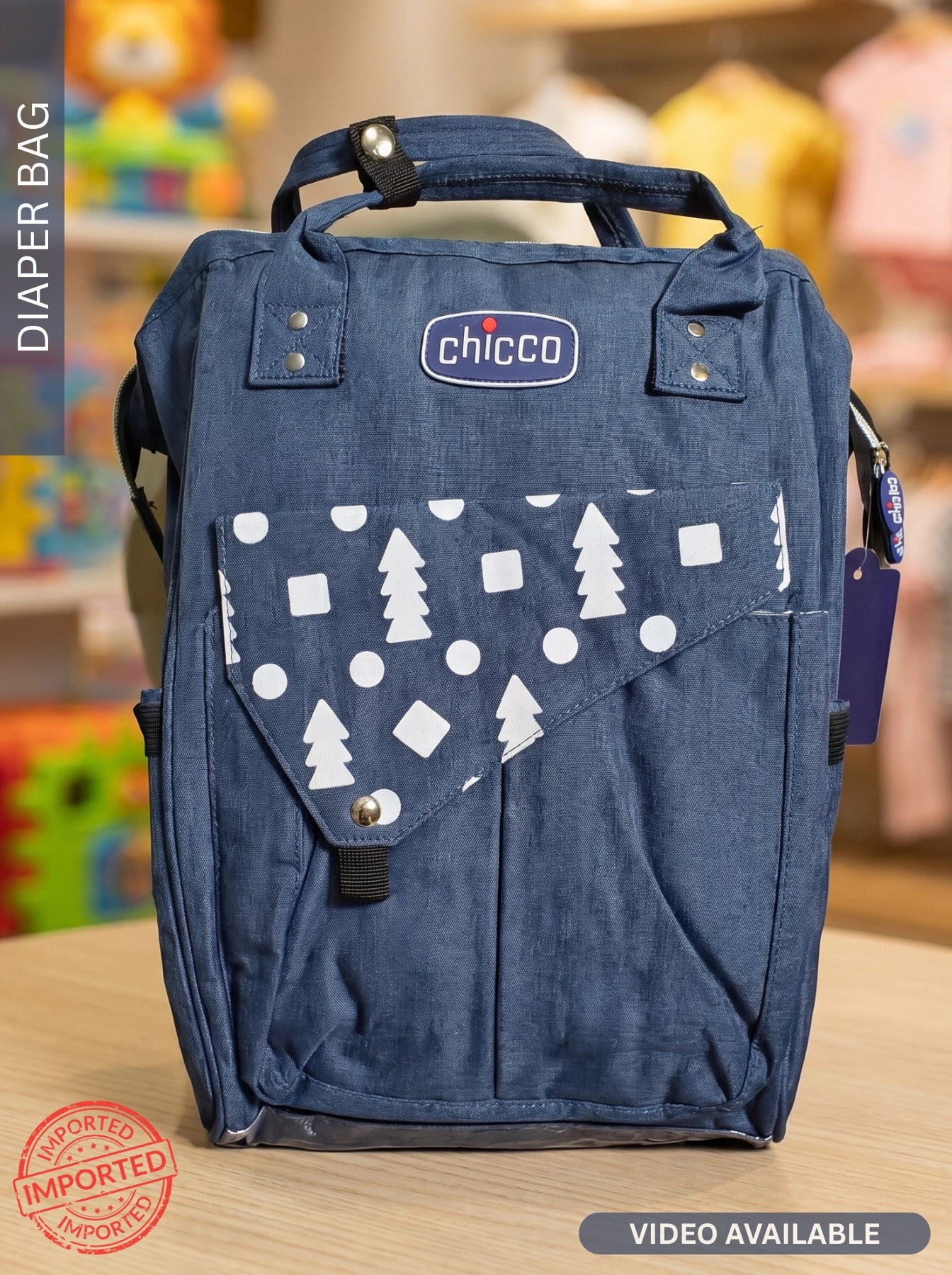 IMPORTED CHICCO Multi-Functional Diaper Bag