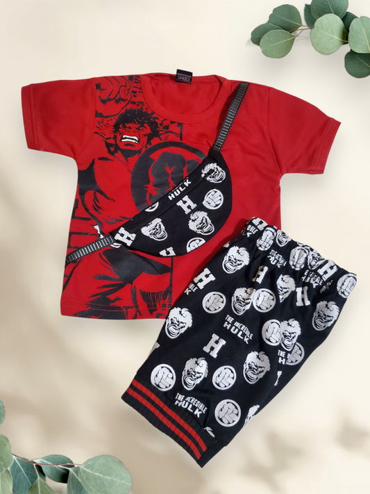 Angry Man RB Short + Shirt Set