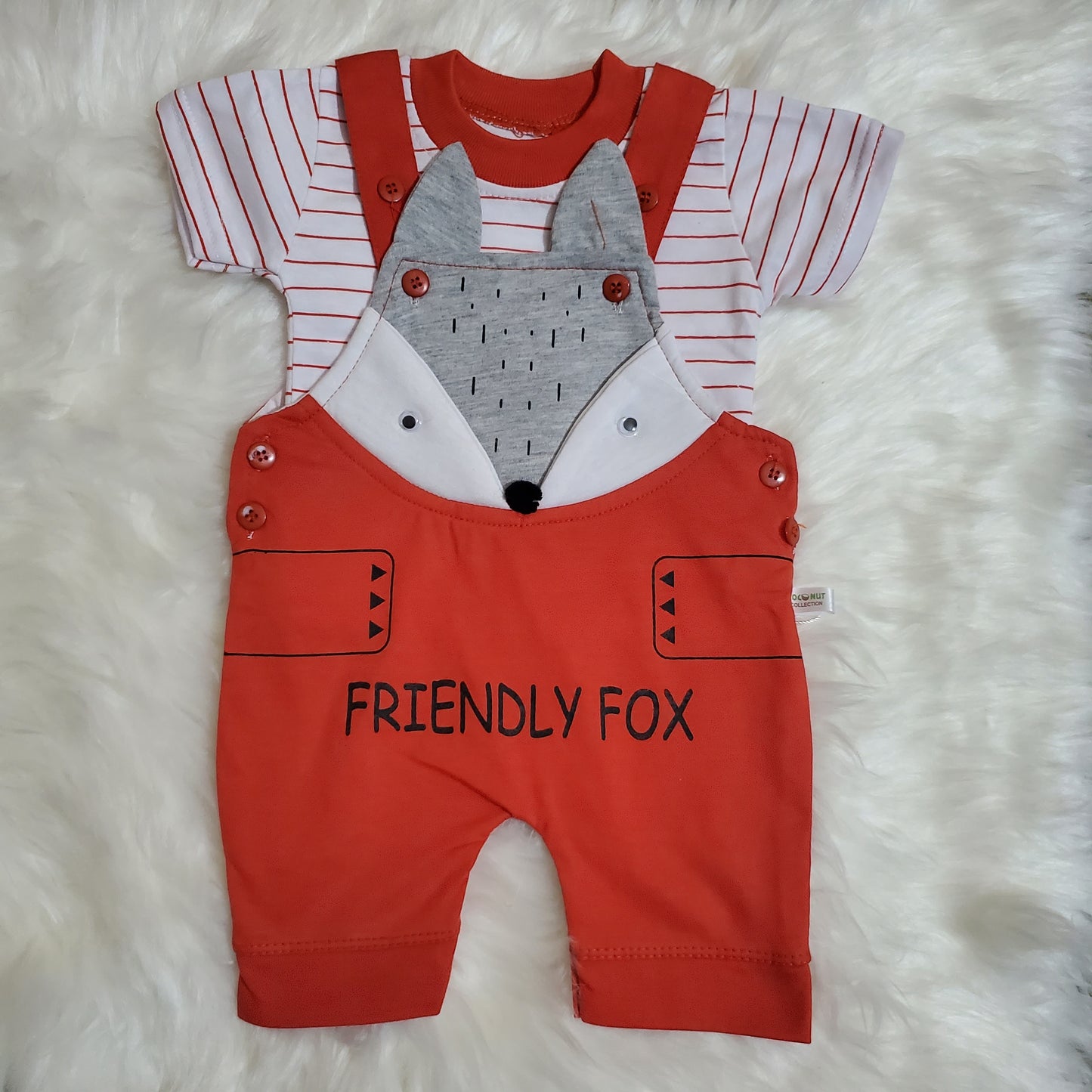 Friendly FOX Red Jumper Suit