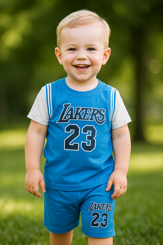 Lake 23 Blue Shirt + Short Set