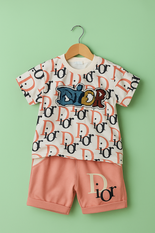 DIO R Pink Shirt + Short Set