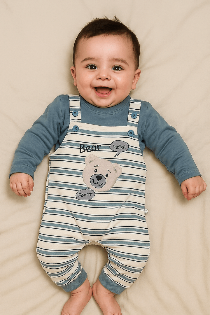 Bingo Bear Blue Romper Suit