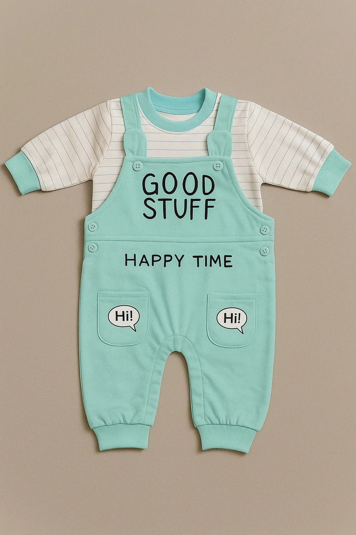 Happy Time Mint Green Romper Suit