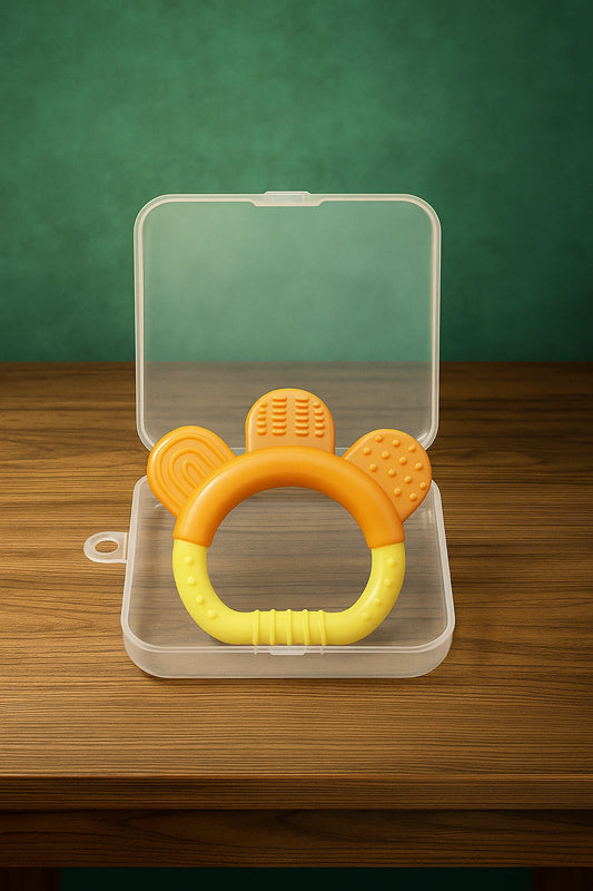 Baby Teether Soft Silicone – Soothing Ring for Teething Relief