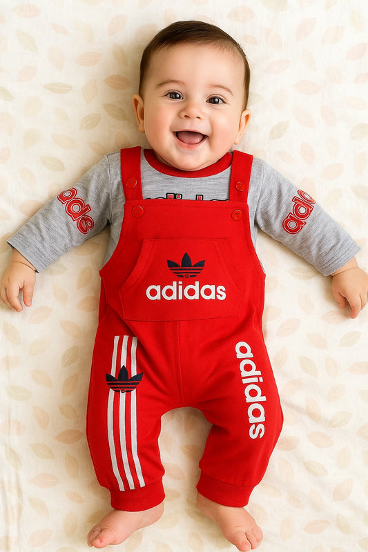 ADI Red Romper Suit - Summer Fabric