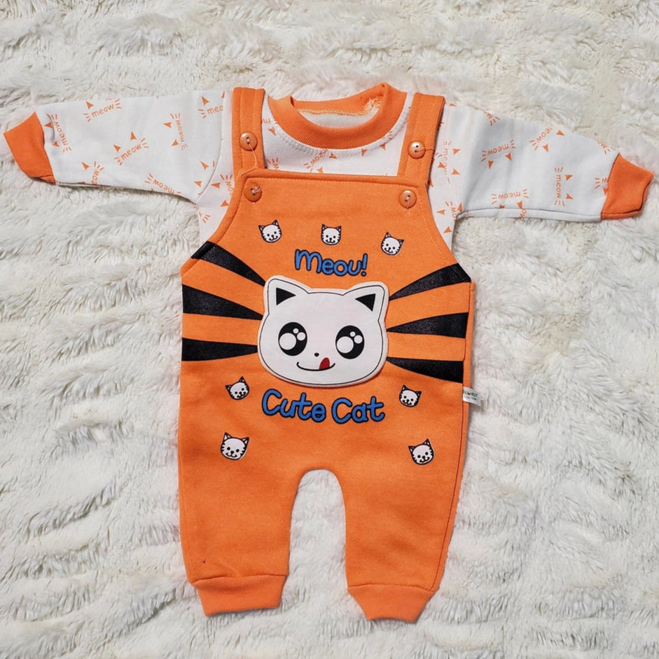 Meou Romper 0-3M - WINTER FLEECE