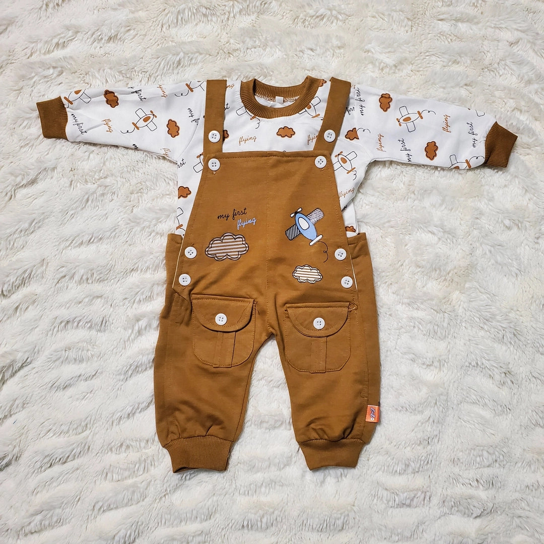 Dinosaur Romper - WINTER TERRY