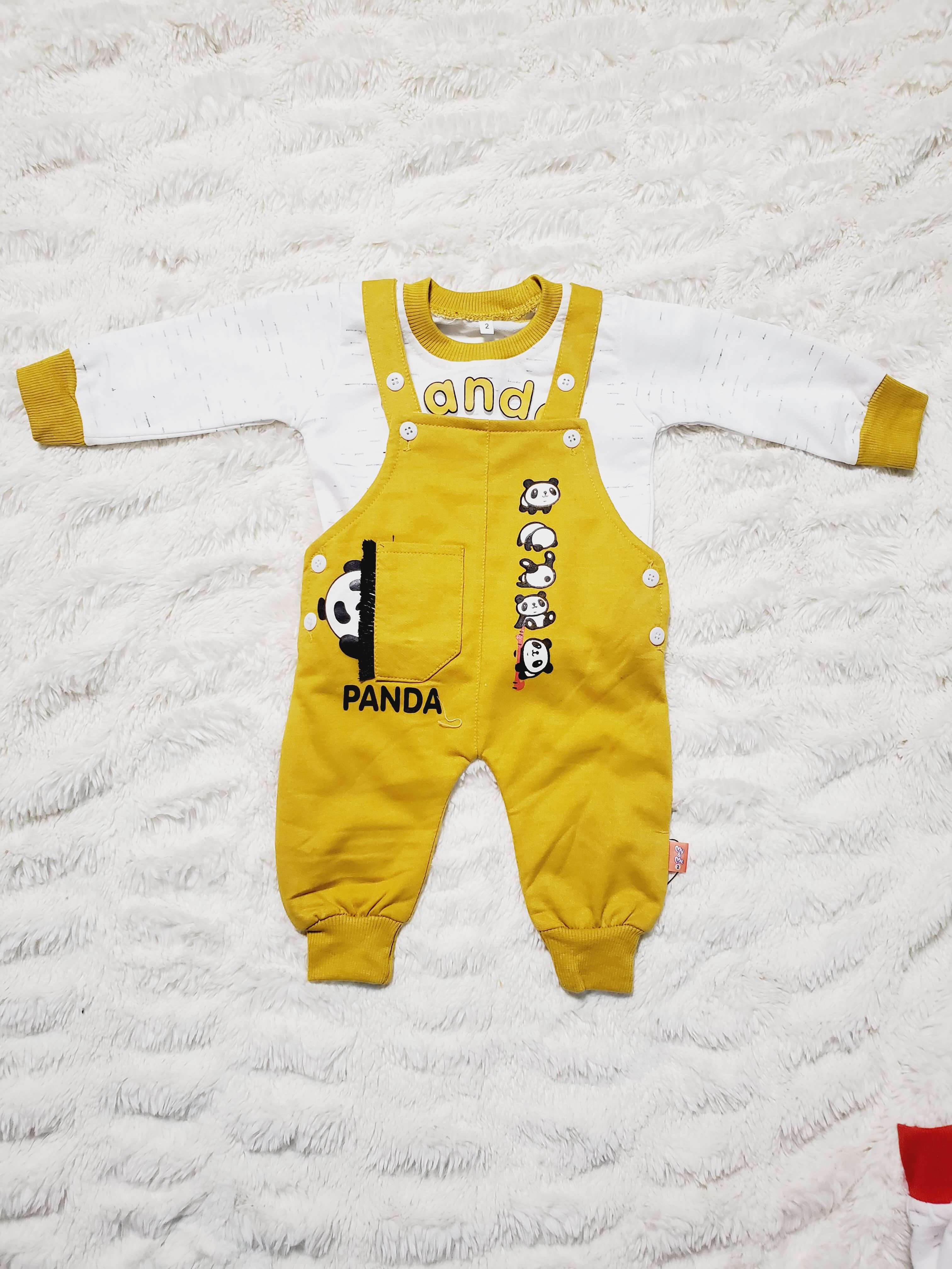 SLEEPY PANDA CL Romper - WINTER TERRY