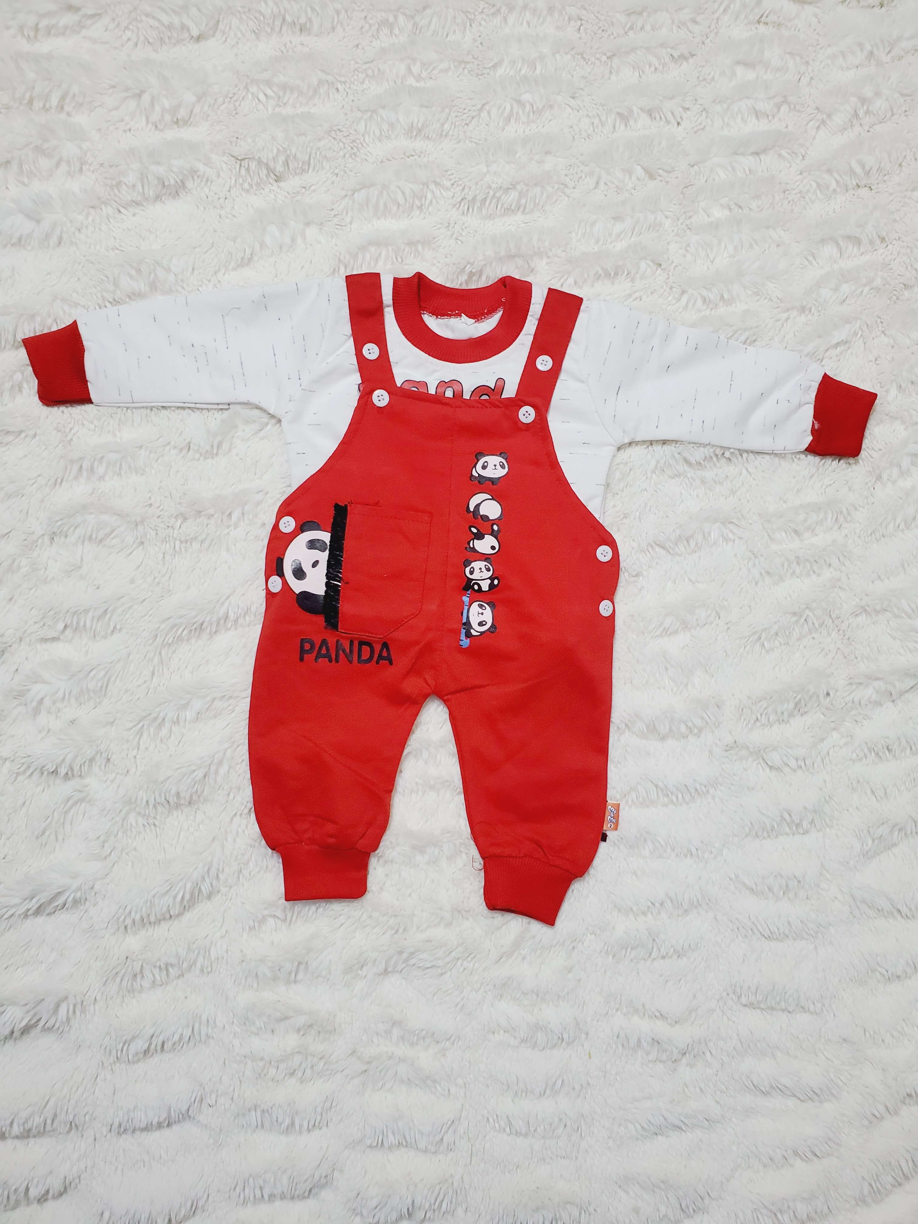 SLEEPY PANDA RD Romper - WINTER TERRY