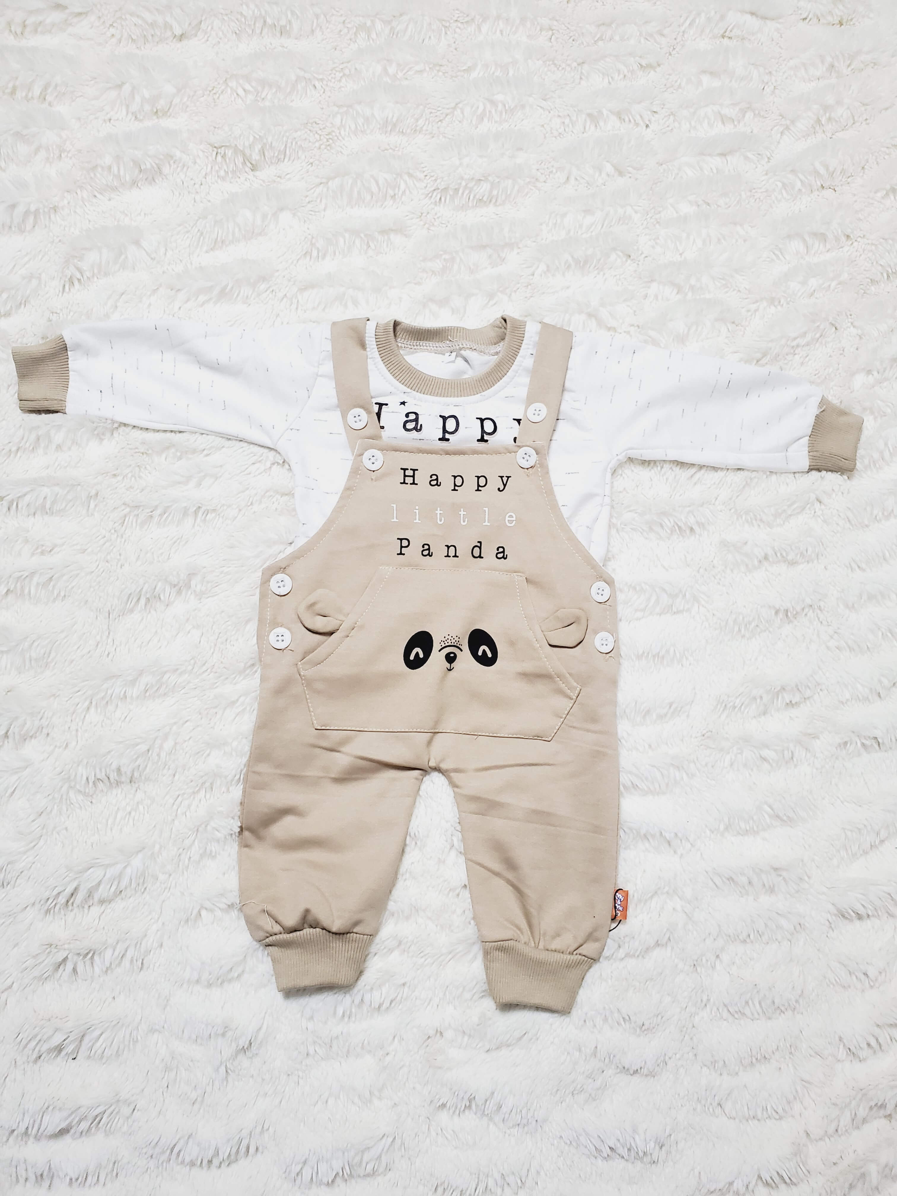HAPPY PANDA BG Romper - WINTER TERRY