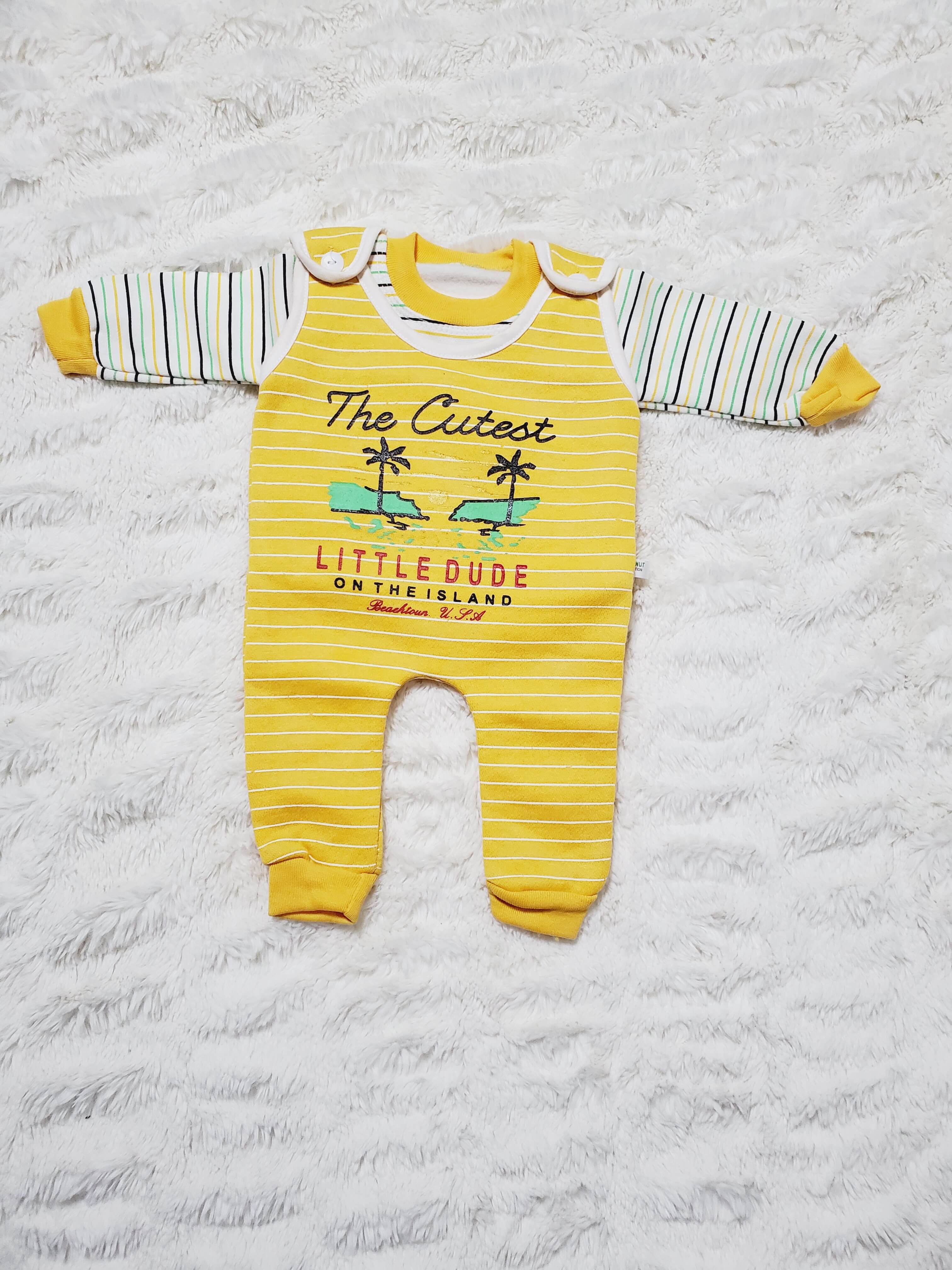 THE CUTEST Romper YL 0-3M - WINTER FLEECE
