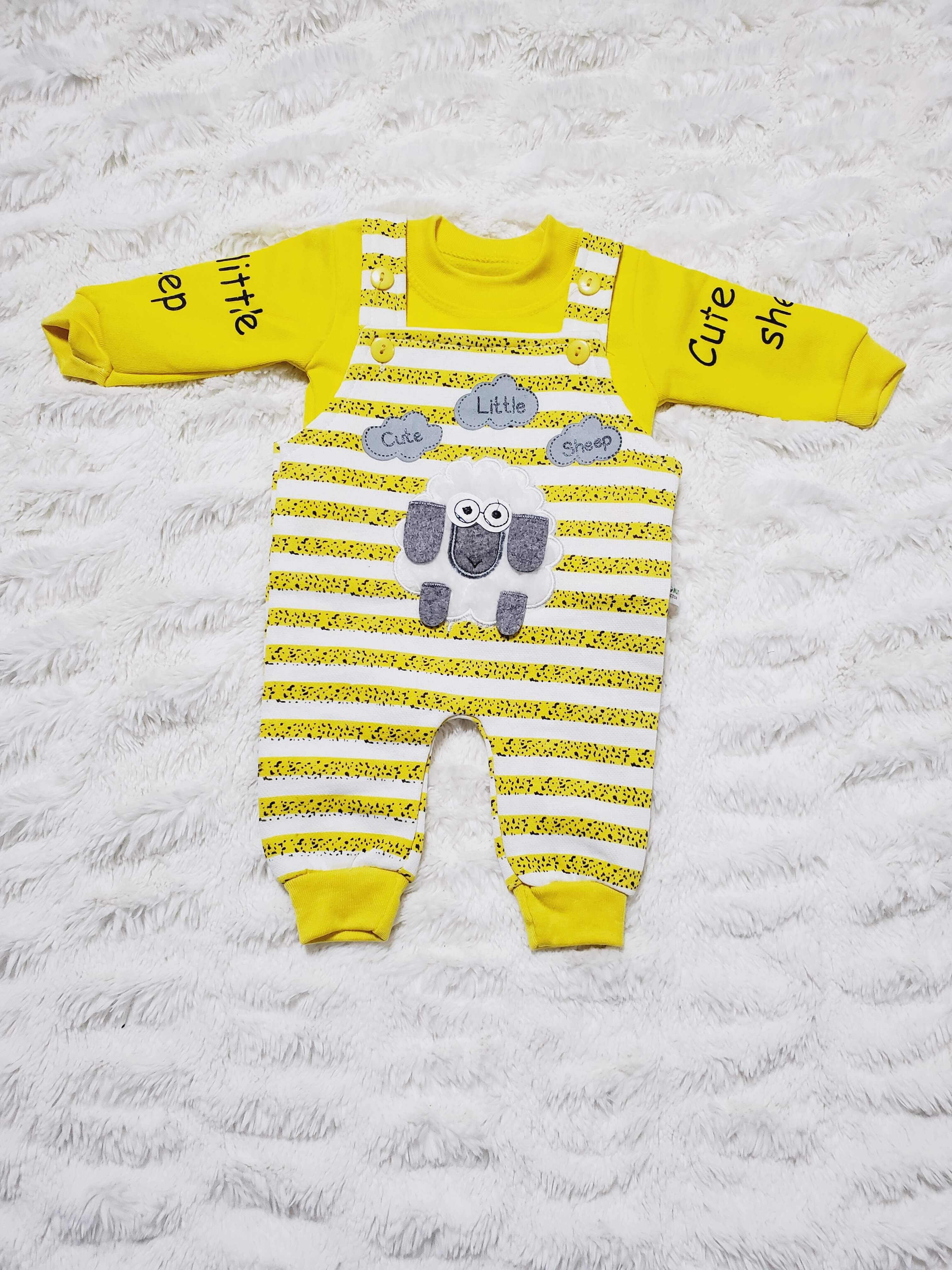 LITTLE SHEEP Romper YL 0-3M - WINTER FLEECE