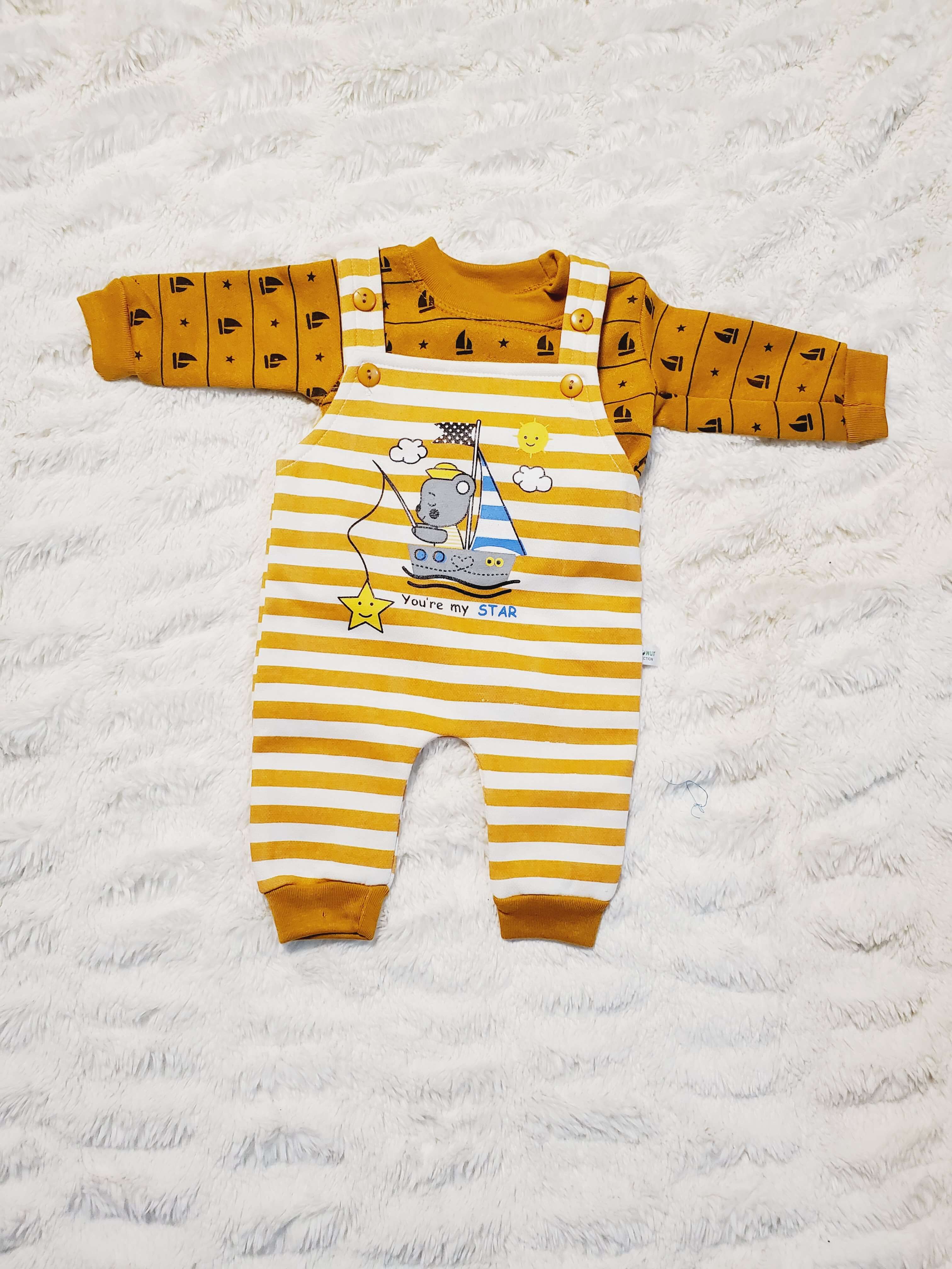 STAR Romper MT 0-3M - WINTER FLEECE