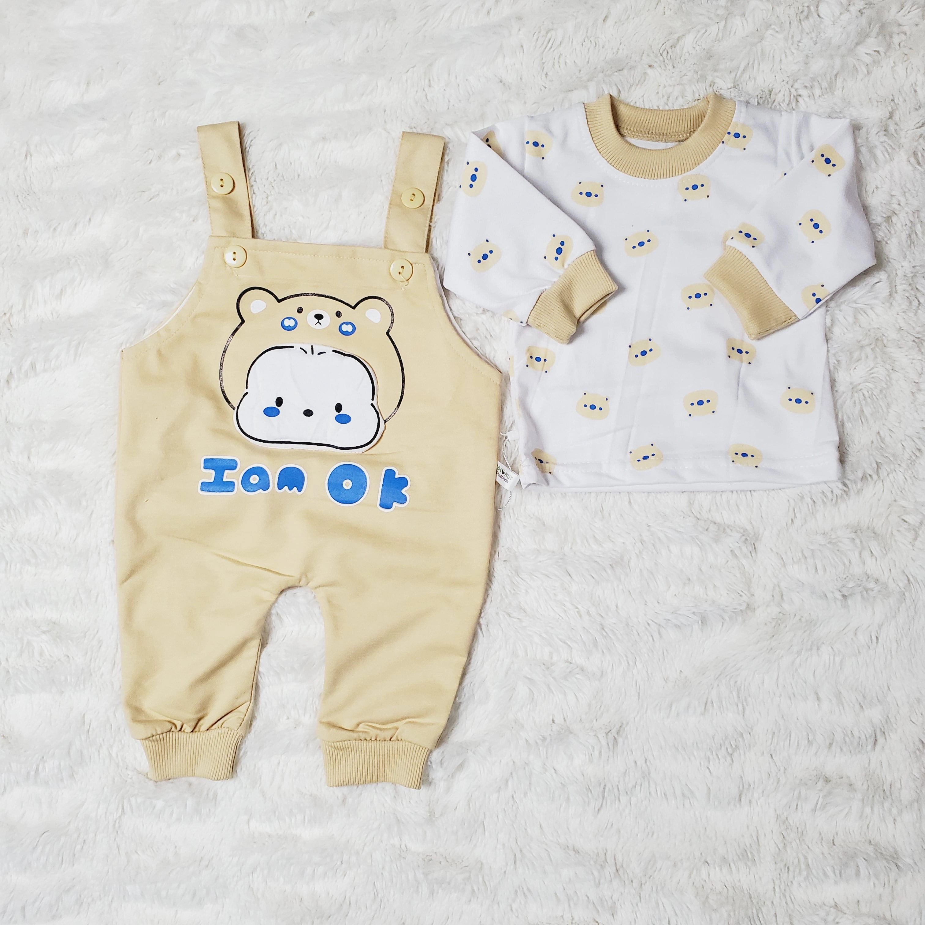 IM OK Romper Beige - WINTER TERRY