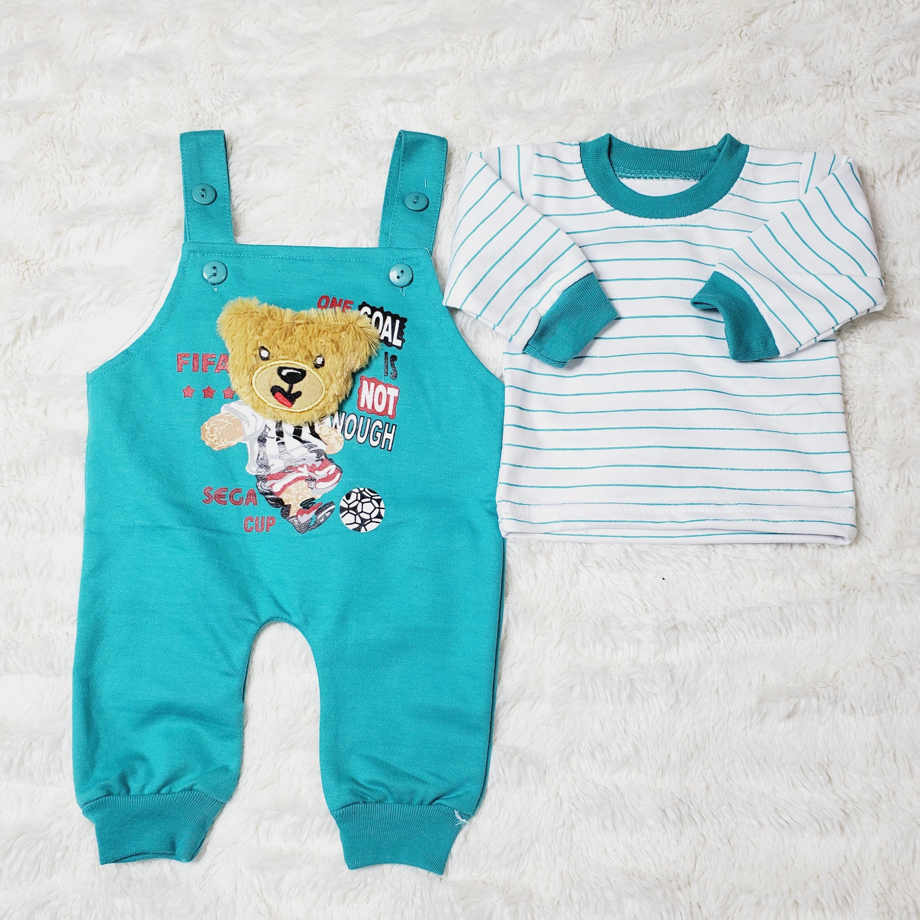 SEGA CUP Romper Blue - WINTER TERRY