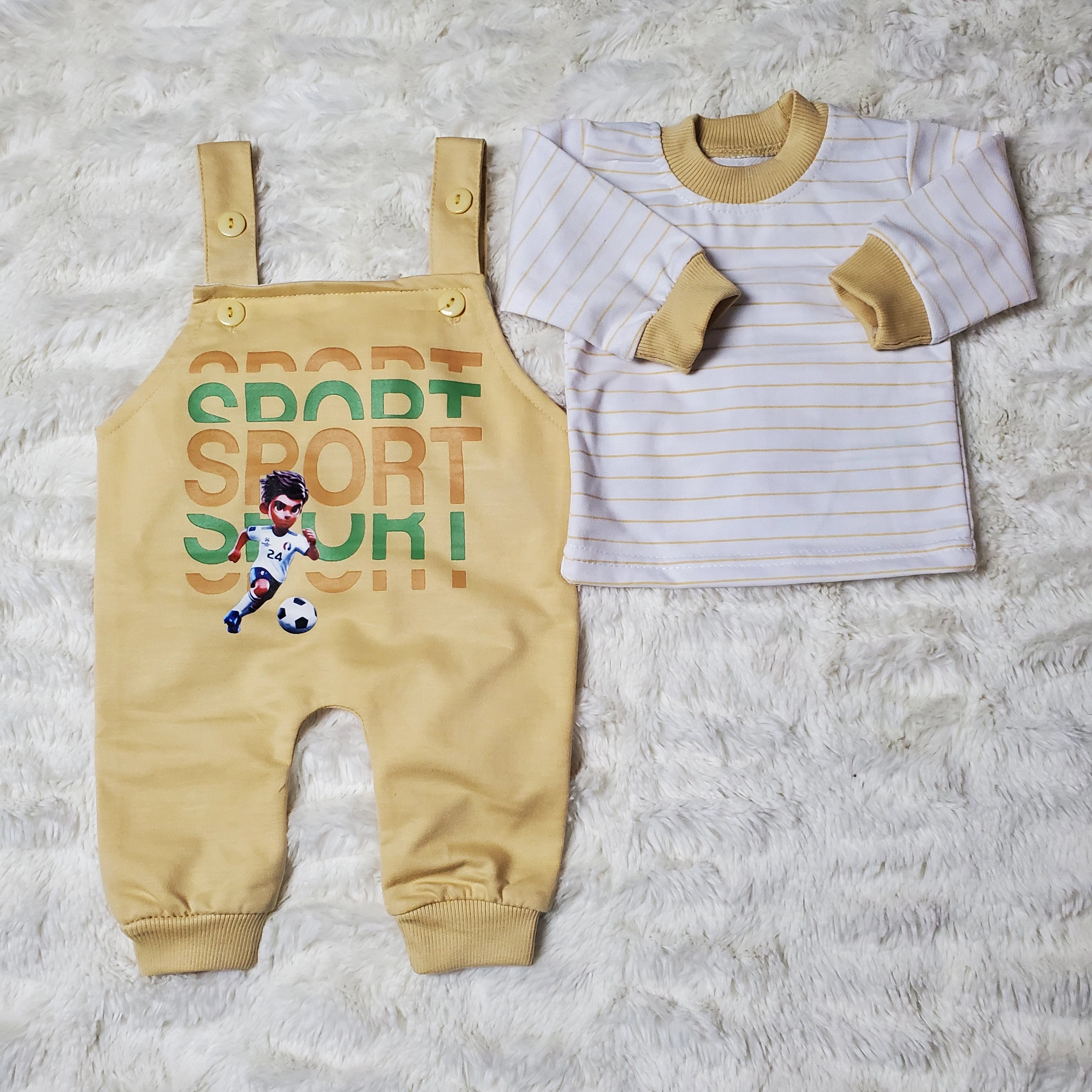 SPORT Romper Cream - WINTER TERRY