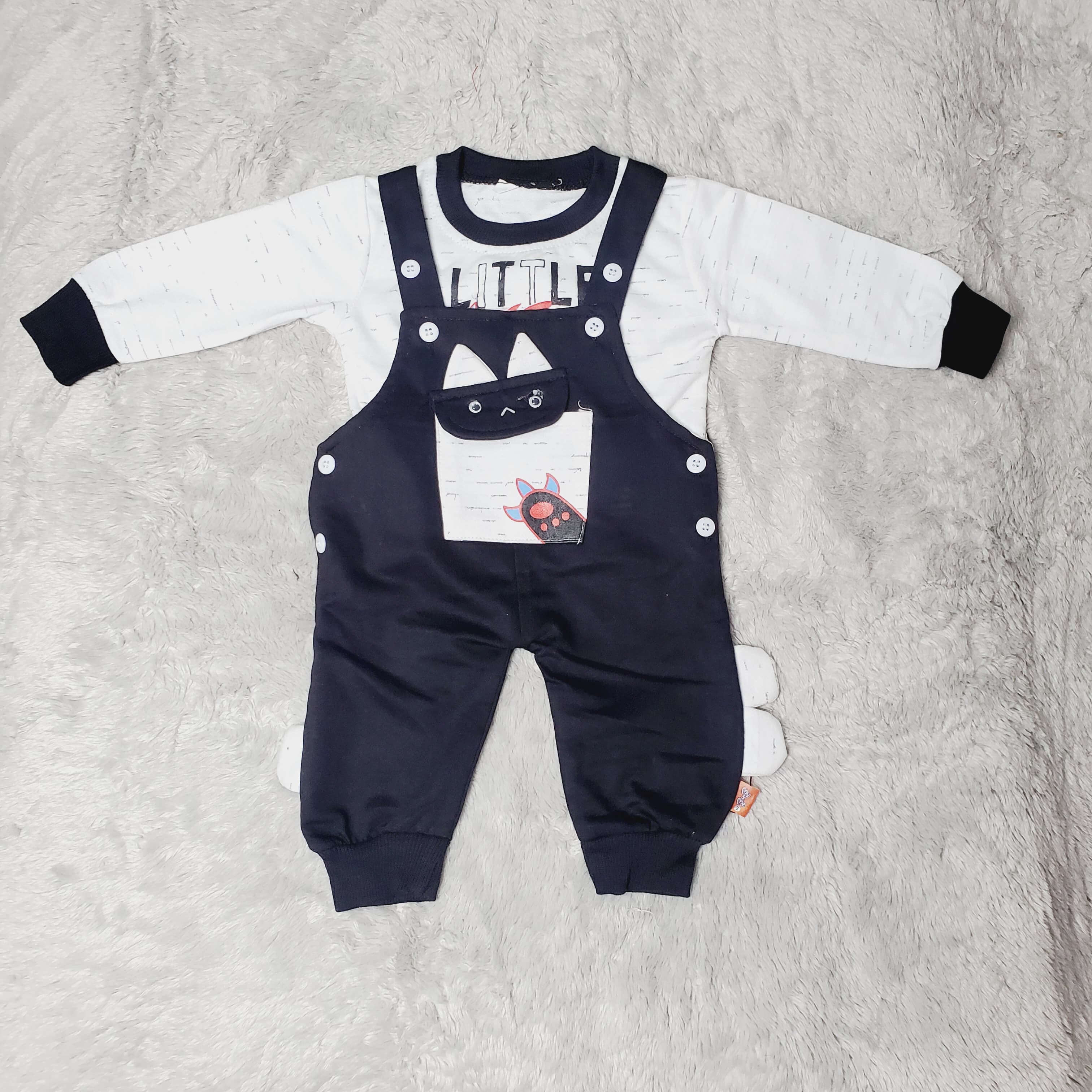 LITTLE MONSTER Black - WINTER TERRY