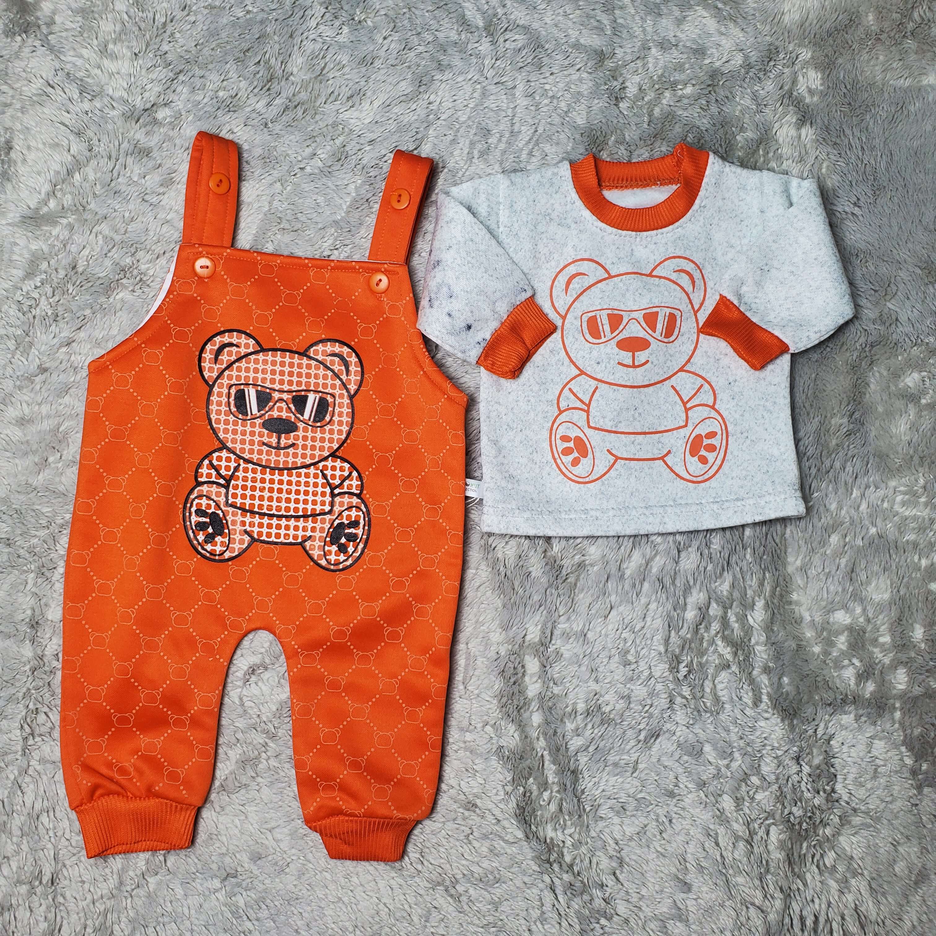 Disco Panda Orange Romper - China Fleece