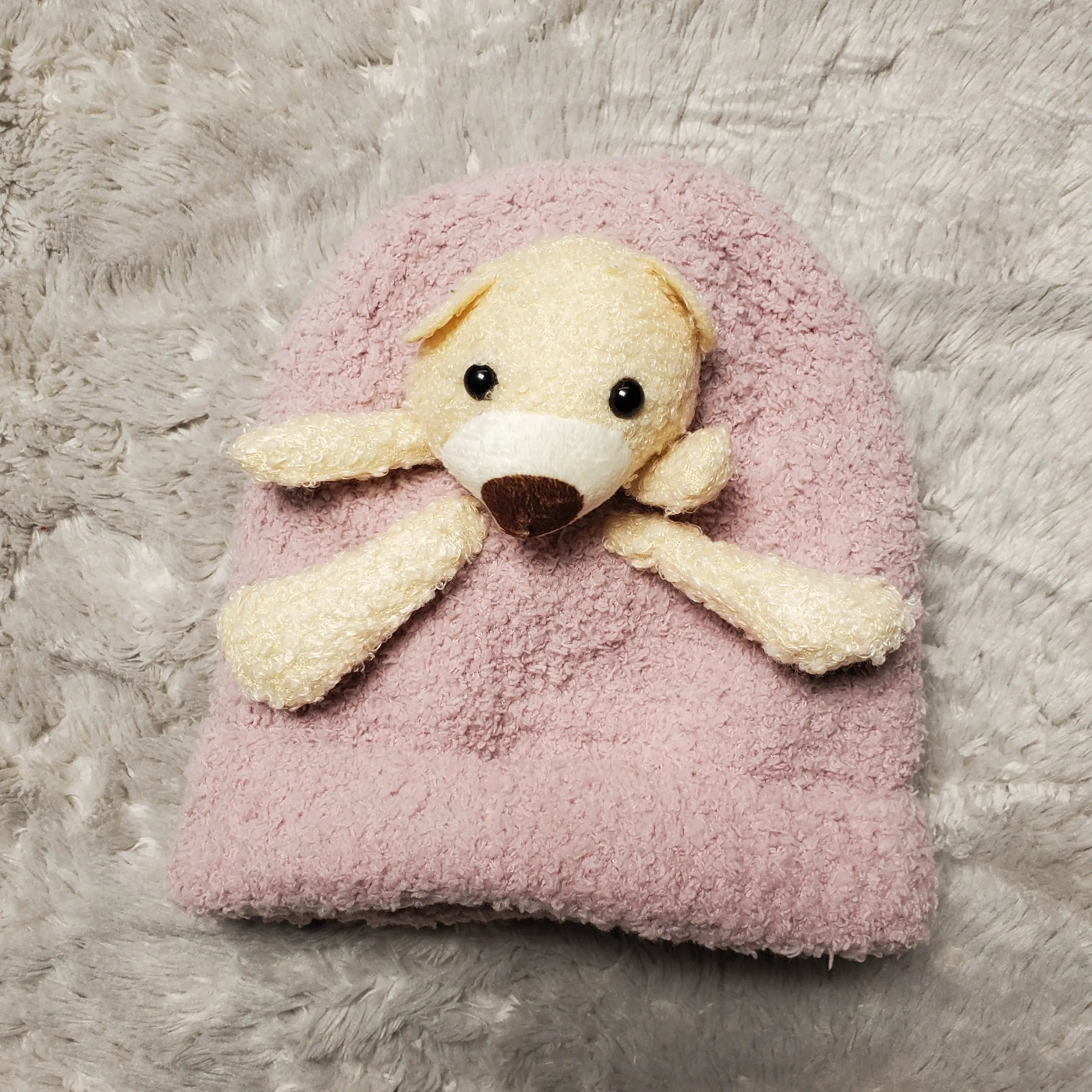Winter Teddy Cap 3-9M - Winter Comforter