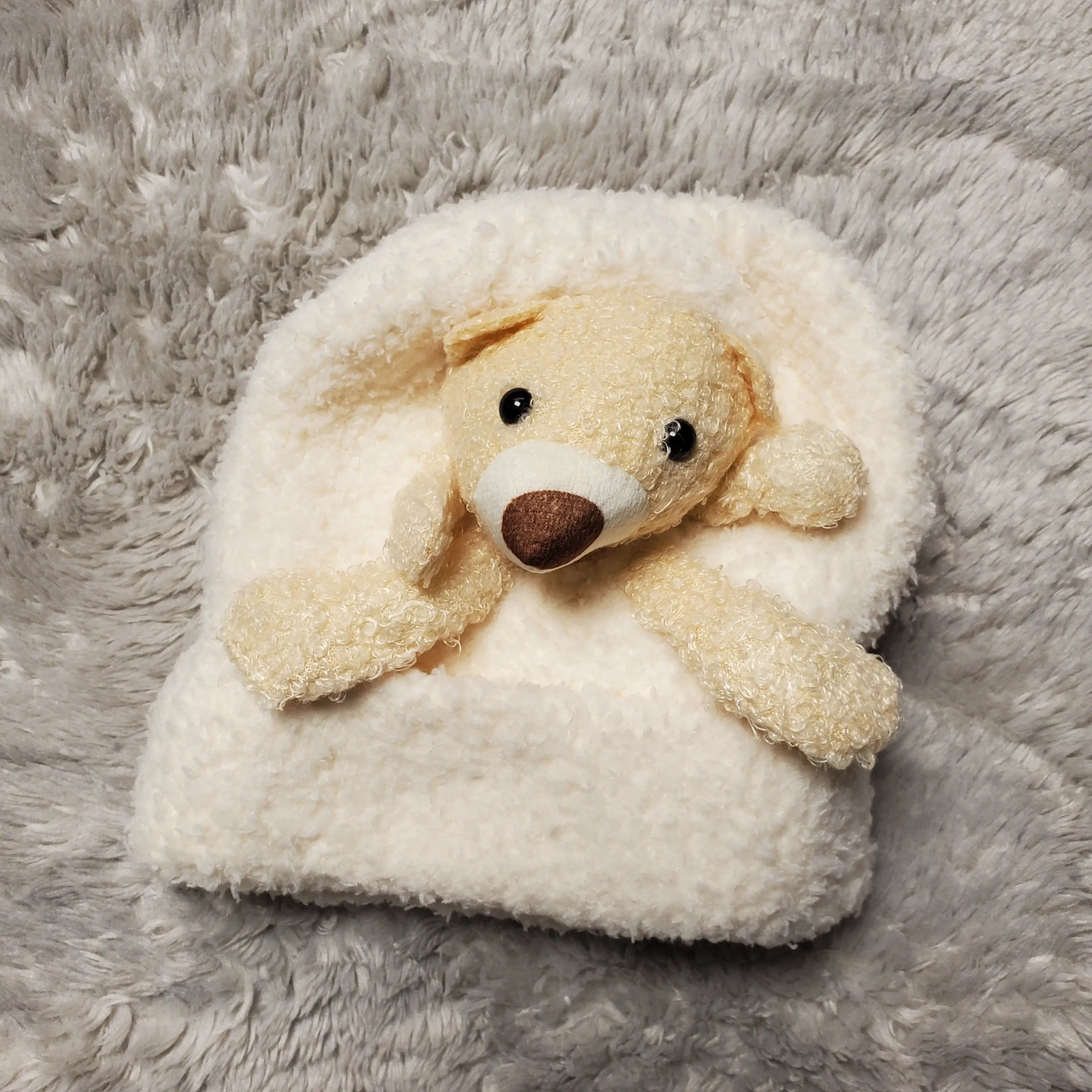Winter Teddy Cap 3-9M OFF - Winter Comforter