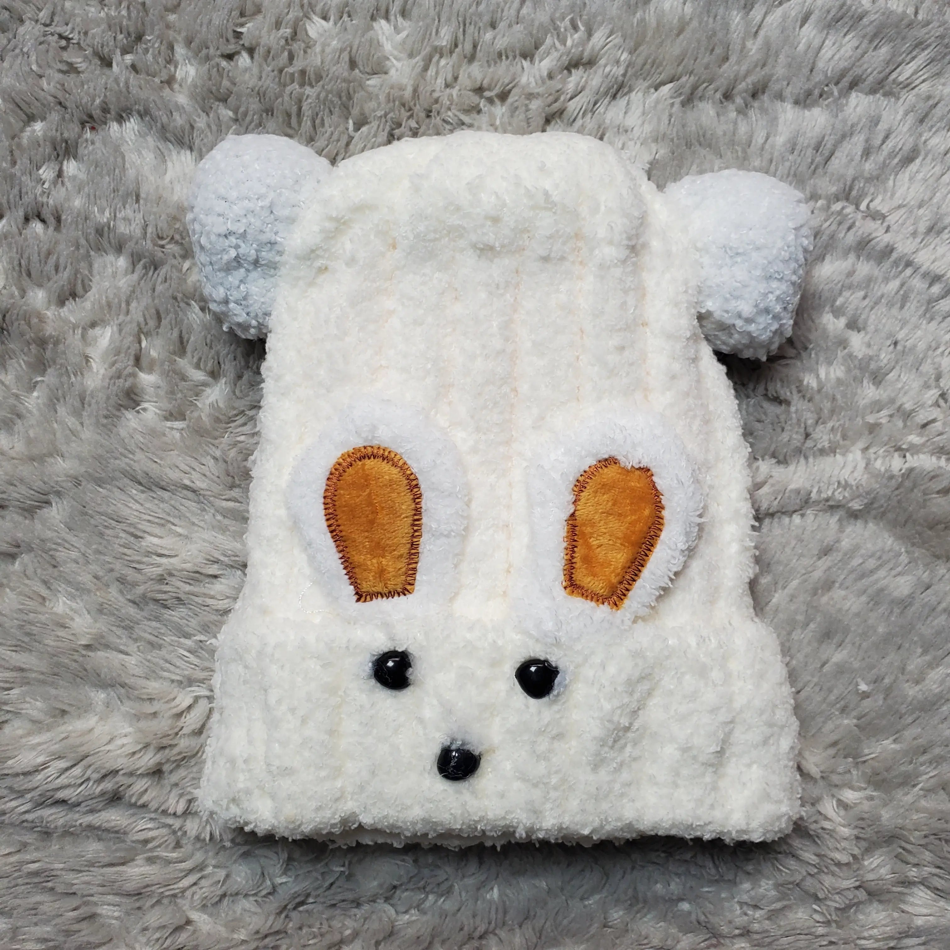 Winter Bunny Cap 3-9M White - Winter Comforter