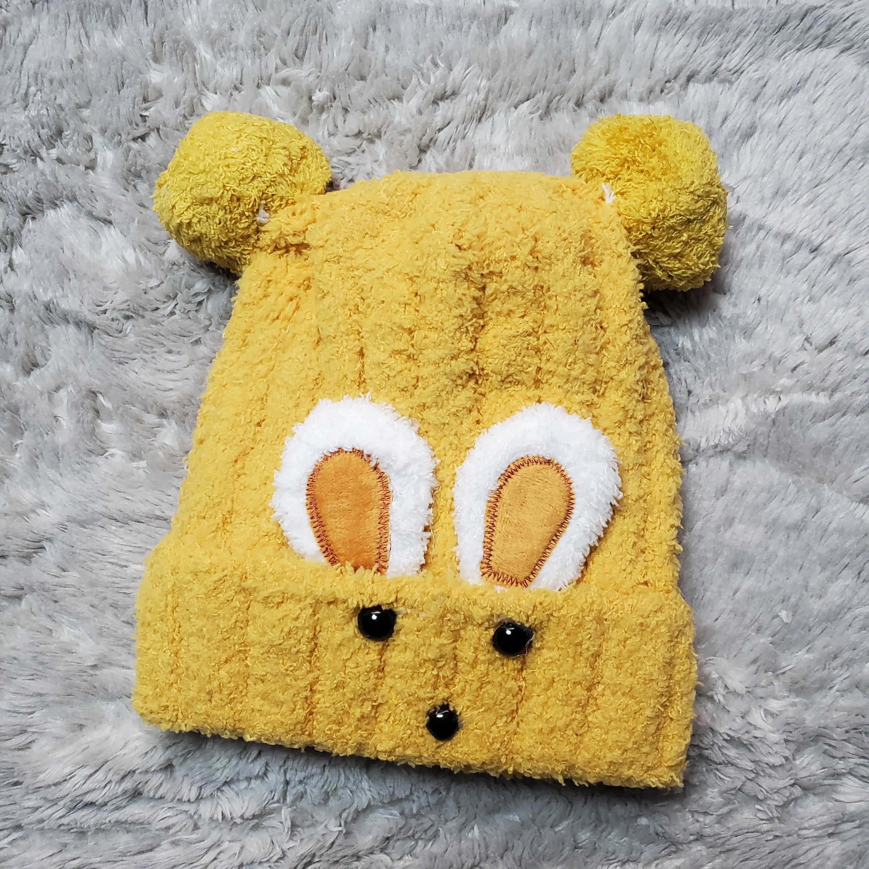 Winter Bunny Cap 3-9M Camel- Winter Comforter