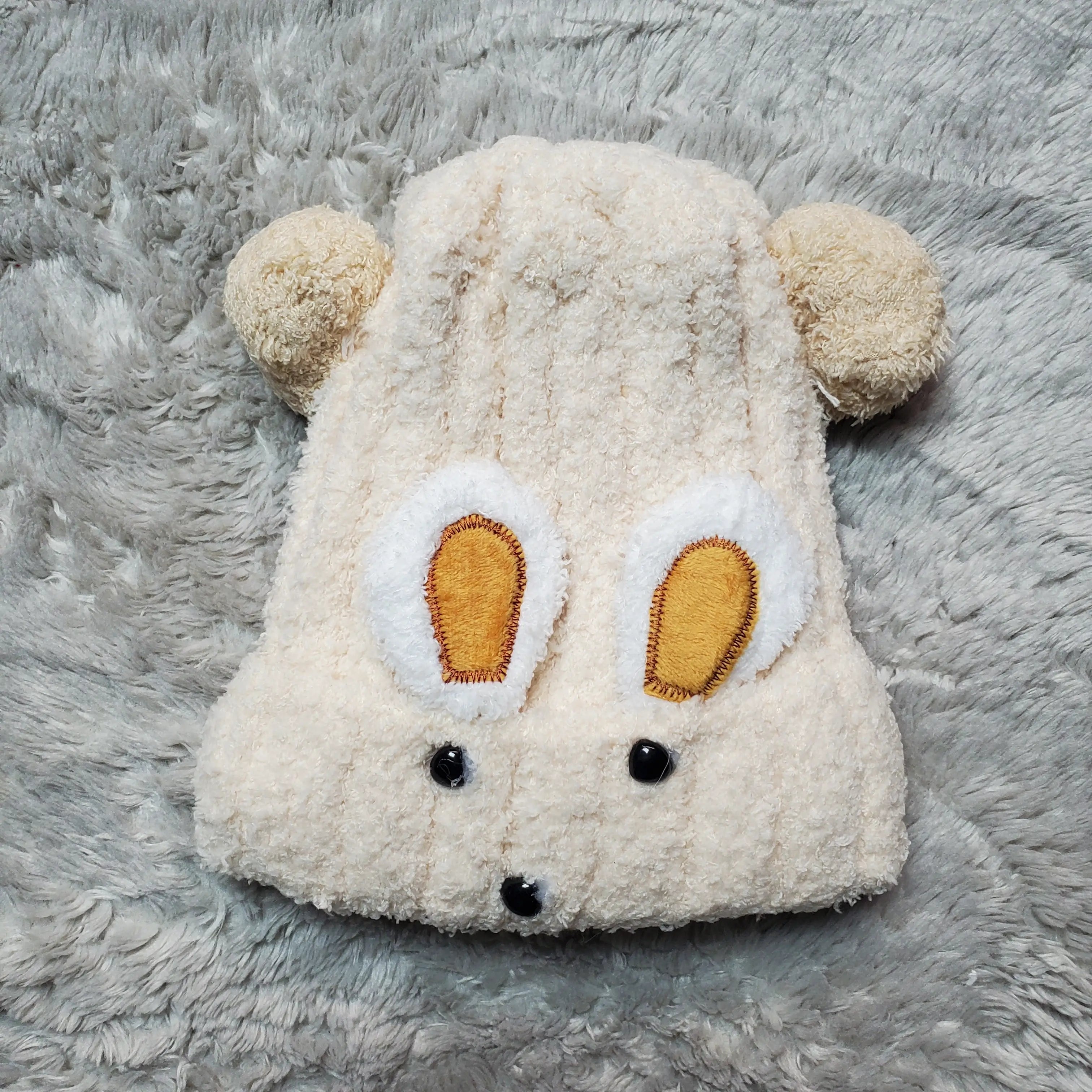 Winter Bunny Cap 3-9M Cream - Winter Comforter