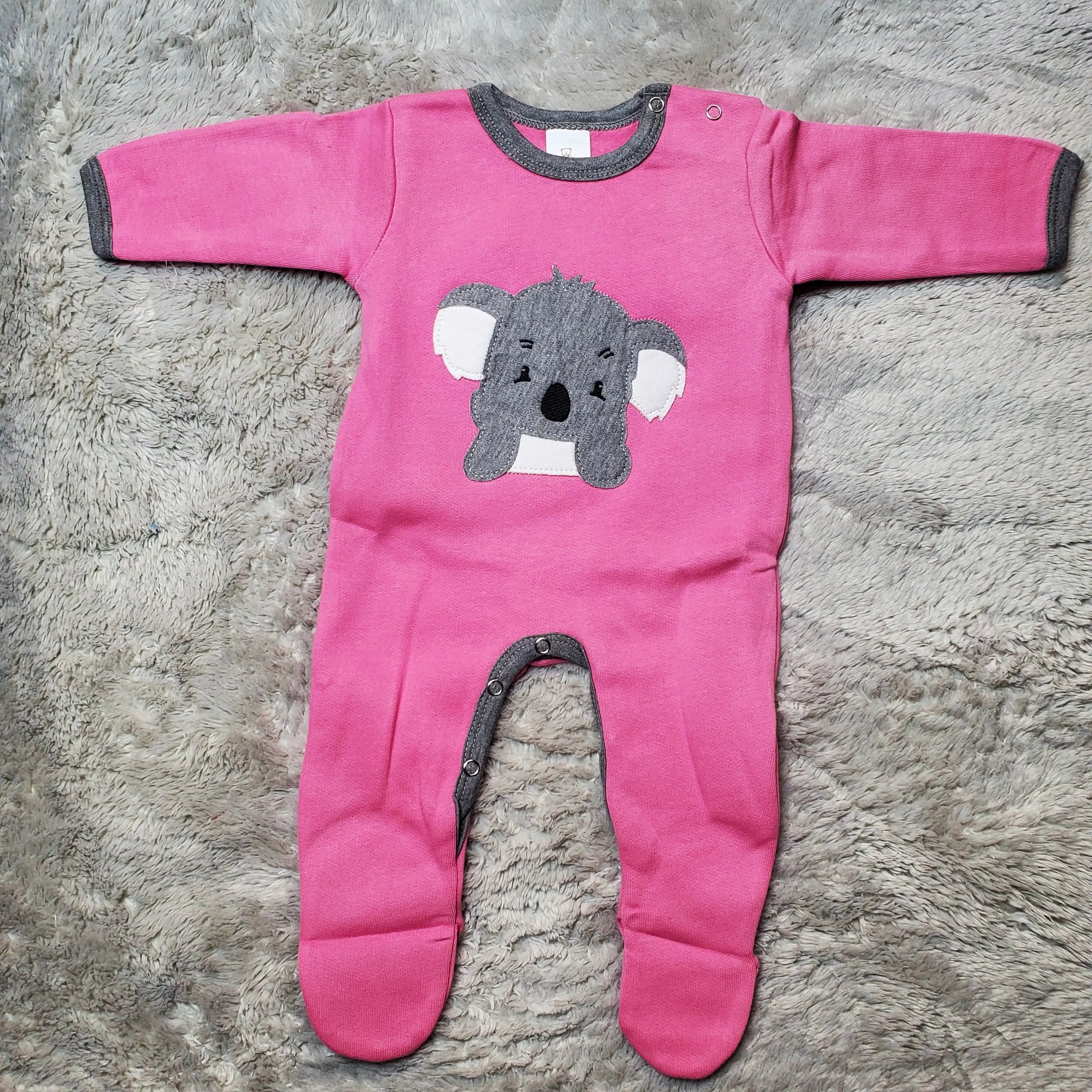 KOALA PINK Romper - Premium Fleece