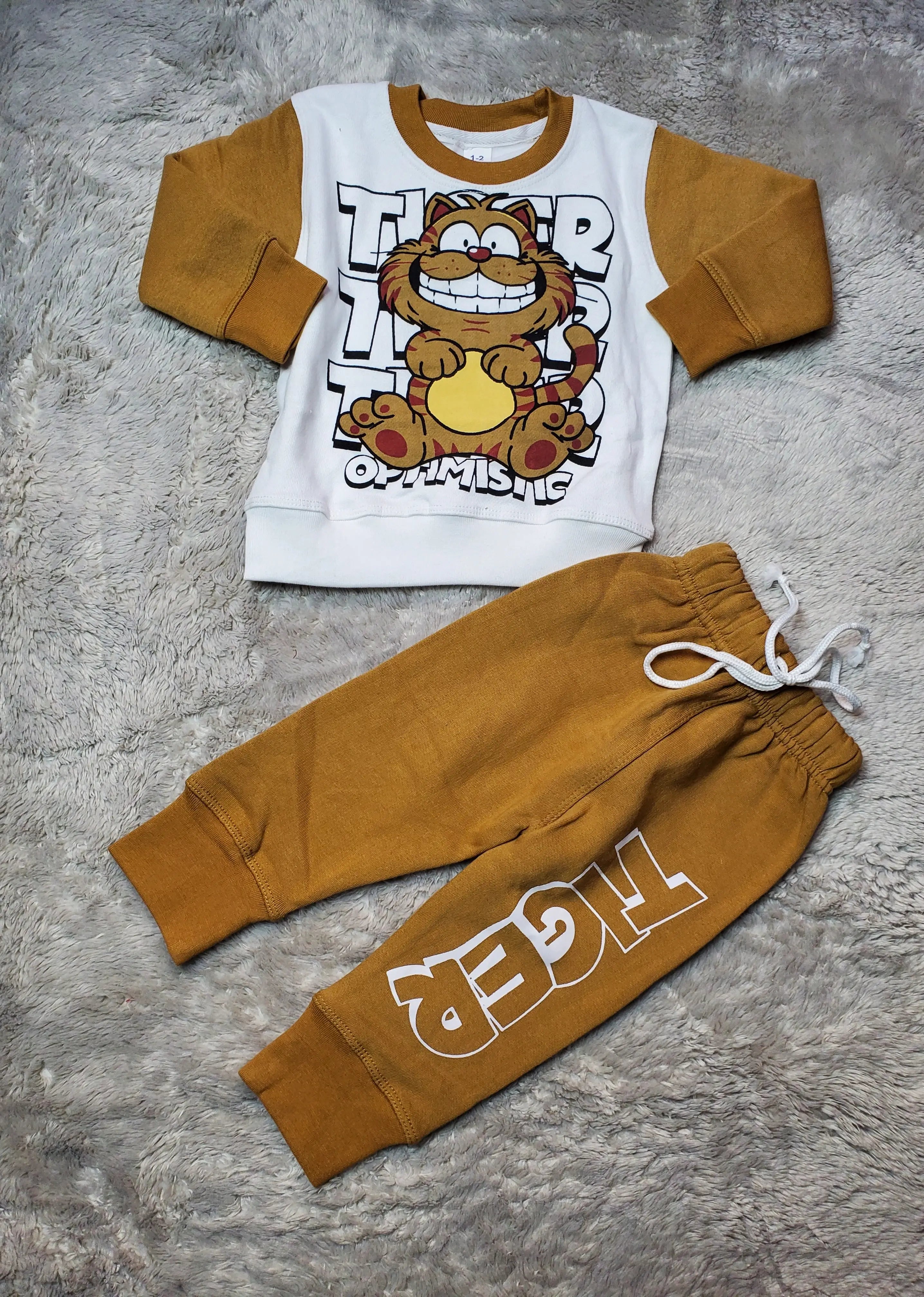 Tiger Coord Set - French Fleece