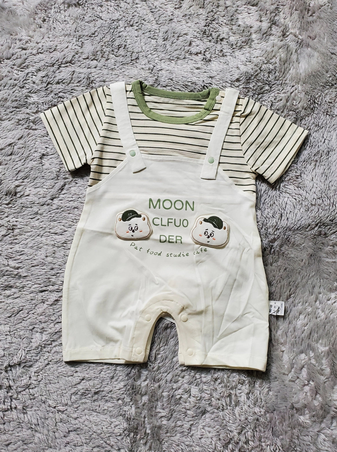 Moon Explorer Romper GREEN – SUMMER FABRIC