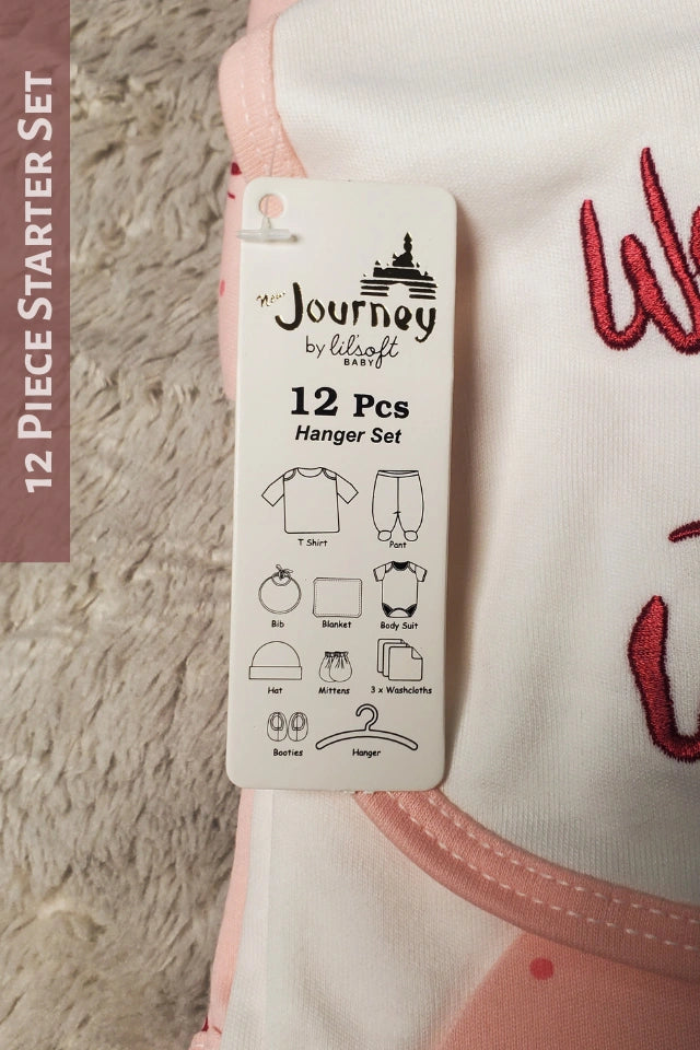 Welcome to the World PINK | 12 Piece Starter Gift Set