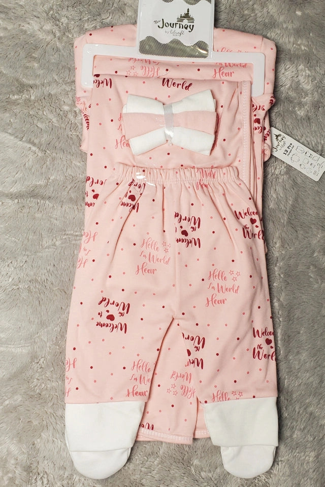 Welcome to the World PINK | 12 Piece Starter Gift Set