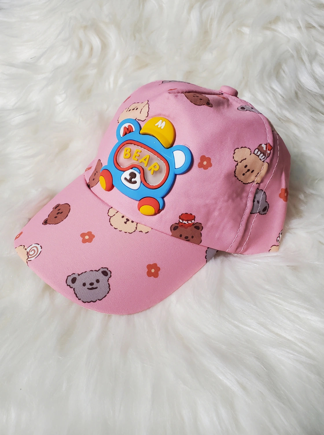 M BEAR Summer Cap PINK | IMPORTED