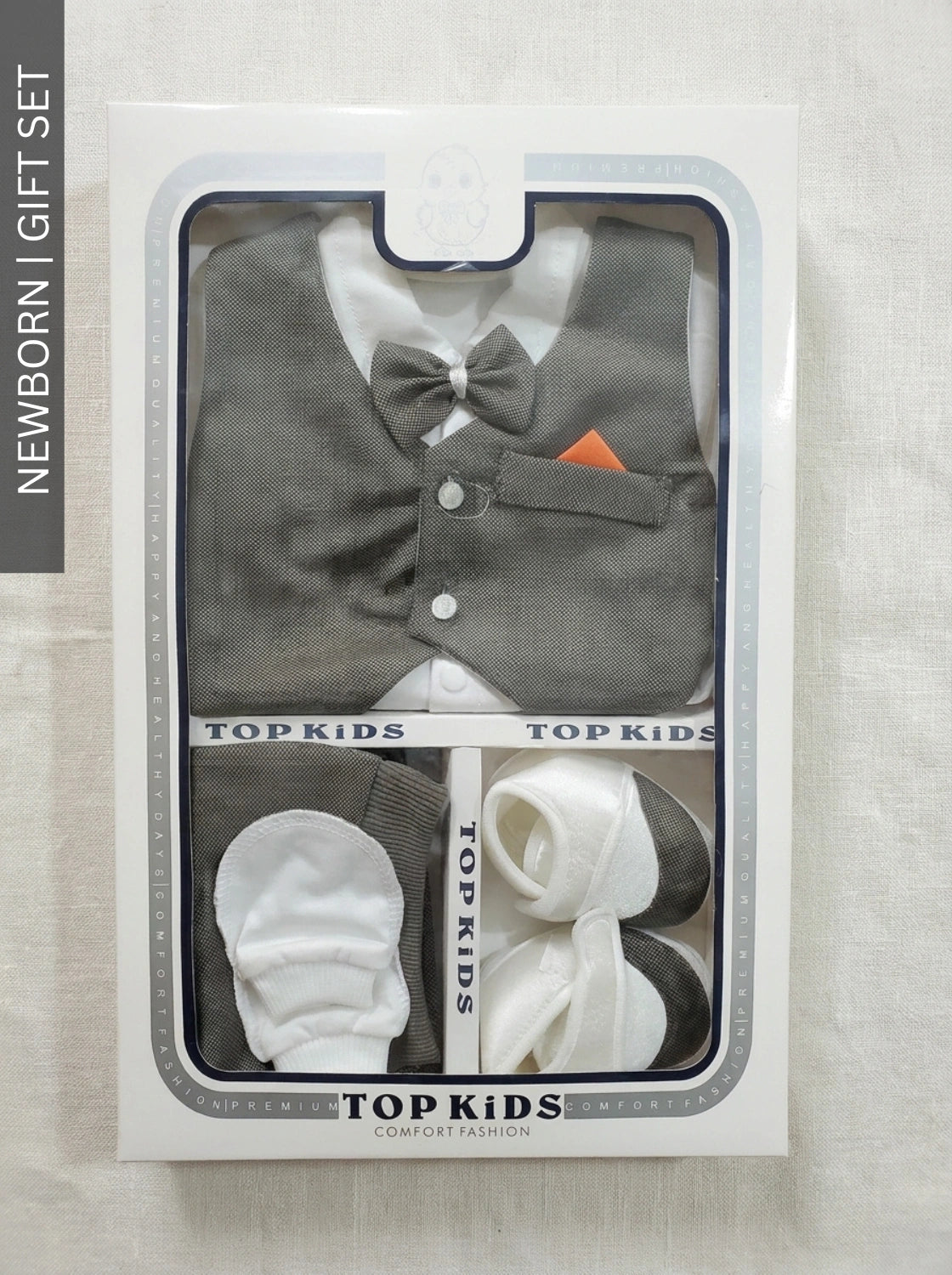 Top Kids GIFT Box 0-3M Rust - Summer Fabric