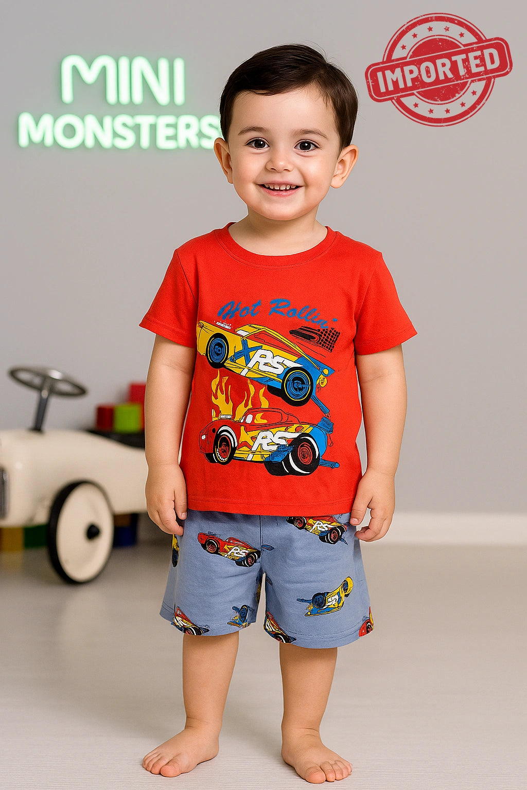 Racing Character Suit IMPORTED Shirt + Short Set