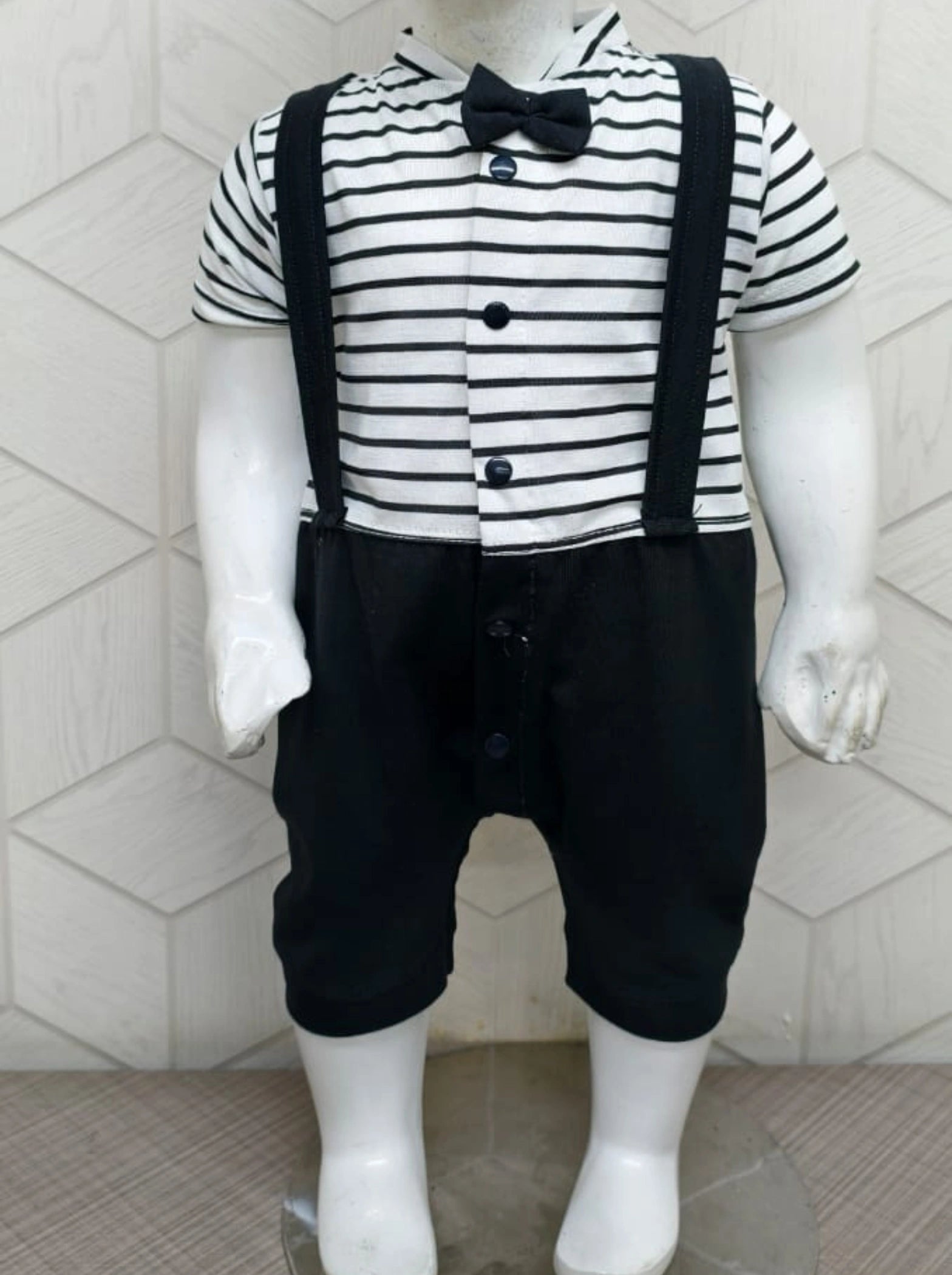 Black Bow Romper | SUMMER FABRIC
