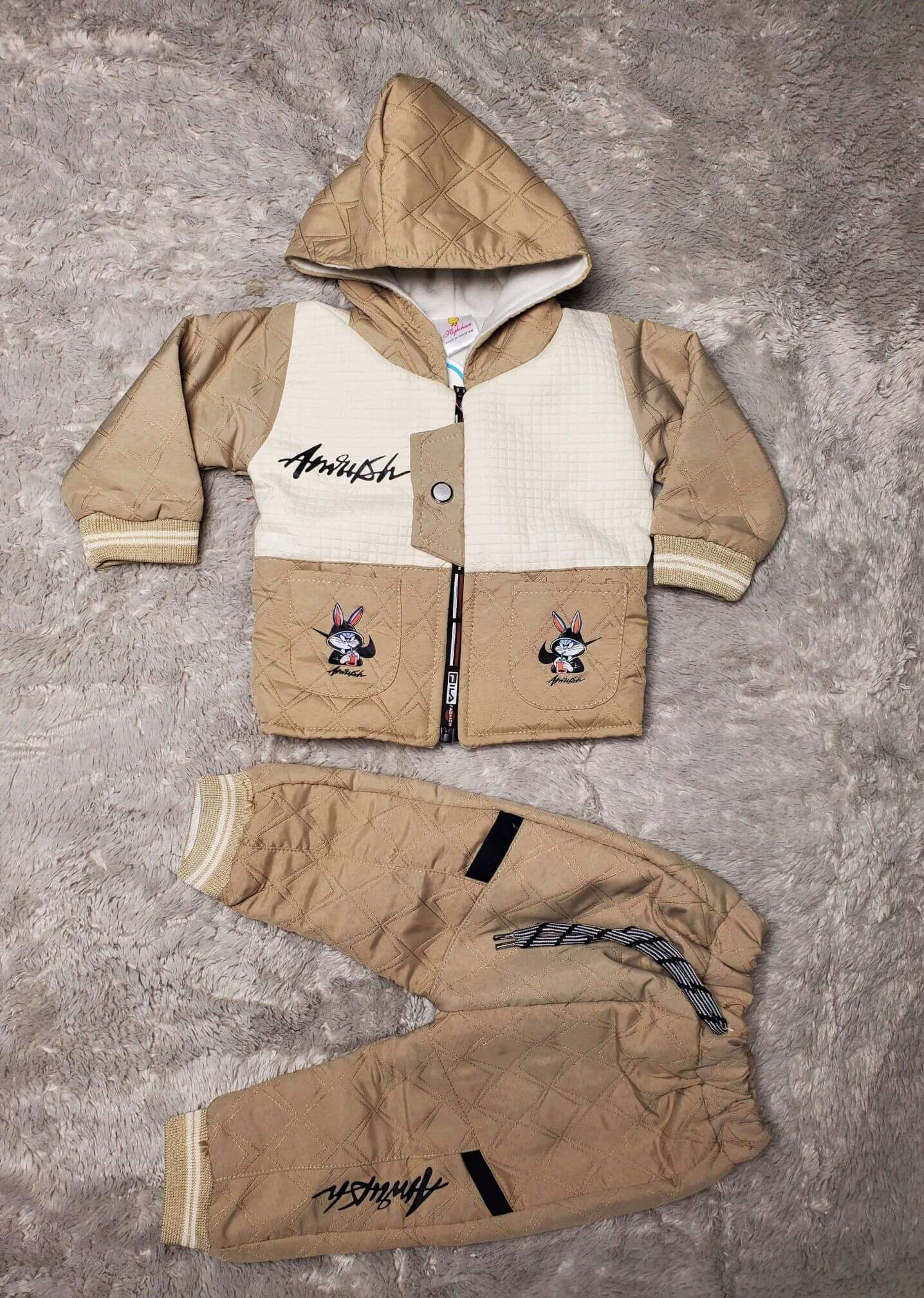 Amrush Beige Jacket and Trouser - WINTER