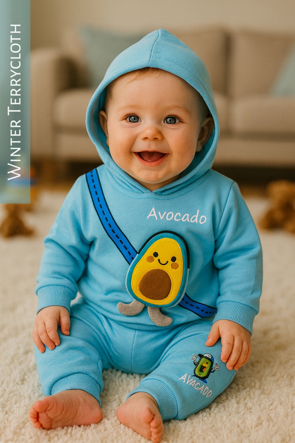 Avocado Hoodie and Trouser - WINTER TERRY