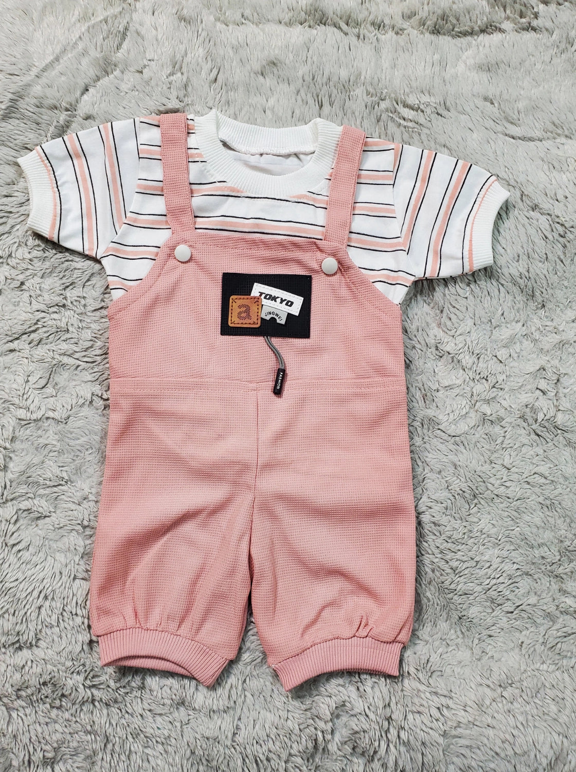 TOKYO Romper PINK - SUMMER FABRIC