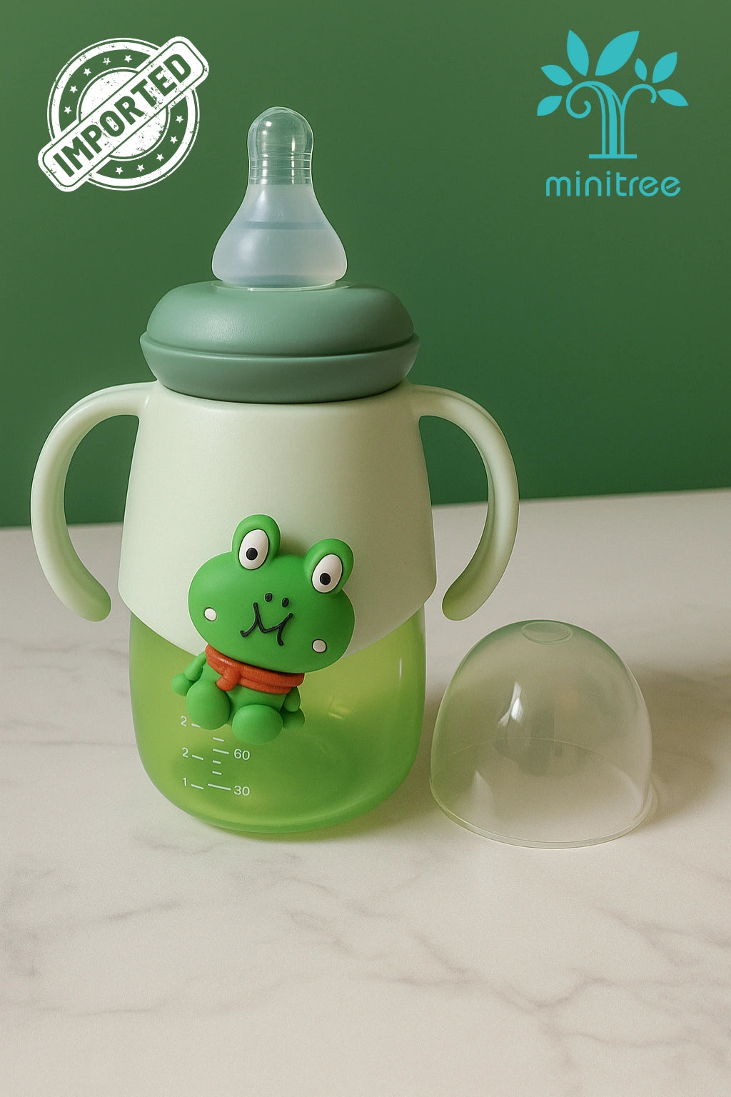 Mini Tree Imported FROG Feeder 9oz/270ml 6+ Months 0%BPA