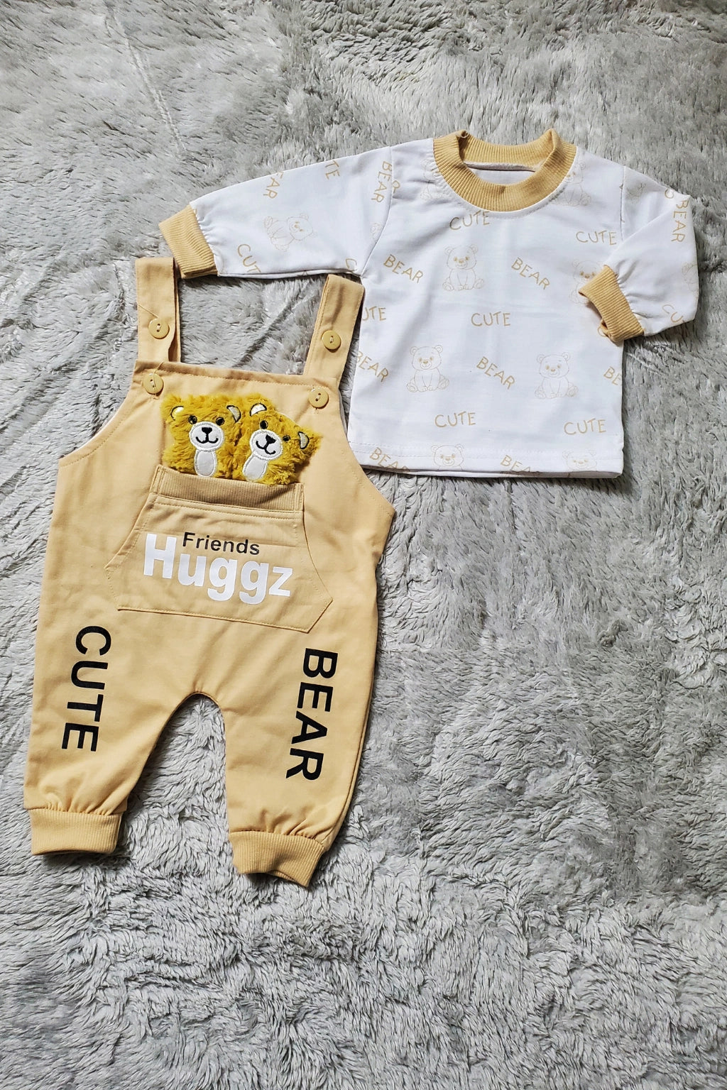 Huggz Romper Honey - SUMMER FABRIC