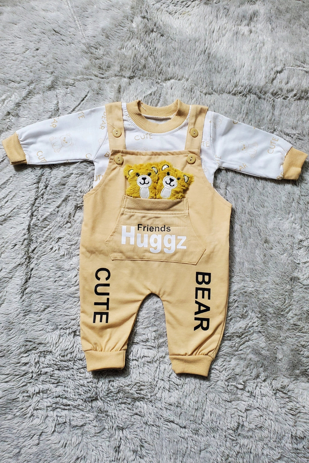 Huggz Romper Honey - SUMMER FABRIC