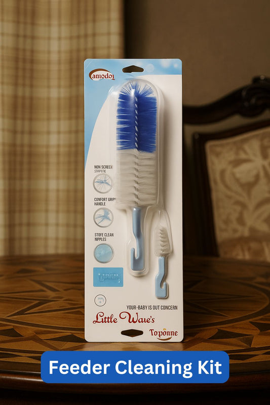 Bottle and Nipple Cleaning Brush Set – Dual Brush Cleaner for Baby Feeding Bottles
