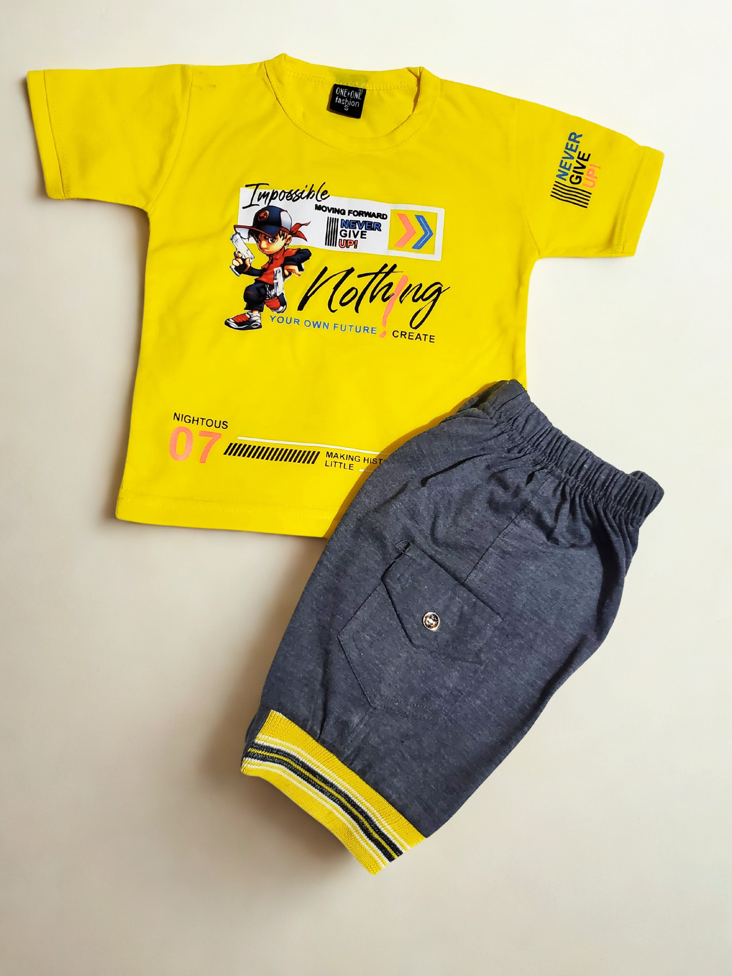 Moving Forward Summer YL Short + Shirt Set